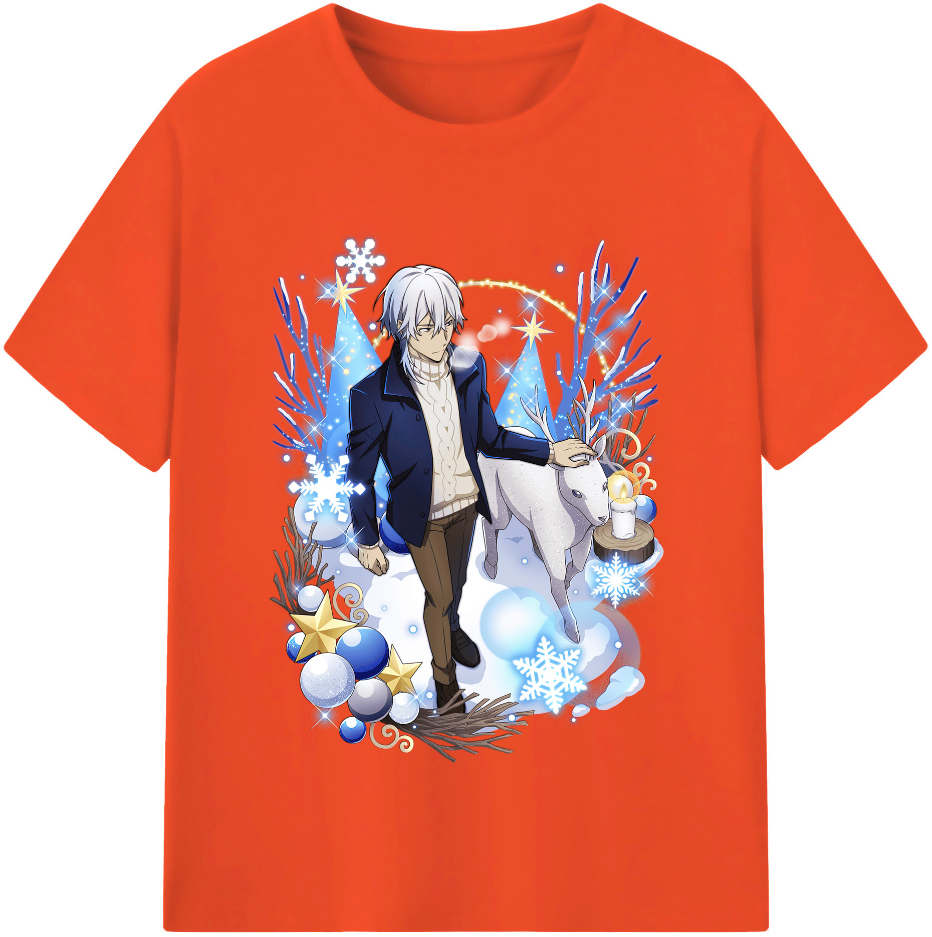 （画像用） 文豪ストレイドッグス Bungo Stray Dogs 綿100％半袖Tシャツ（フロントプリント）