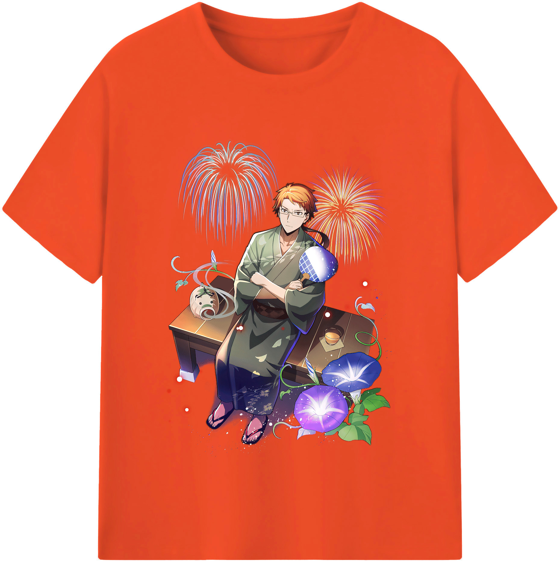 （画像用） 文豪ストレイドッグス Bungo Stray Dogs 綿100％半袖Tシャツ（フロントプリント）