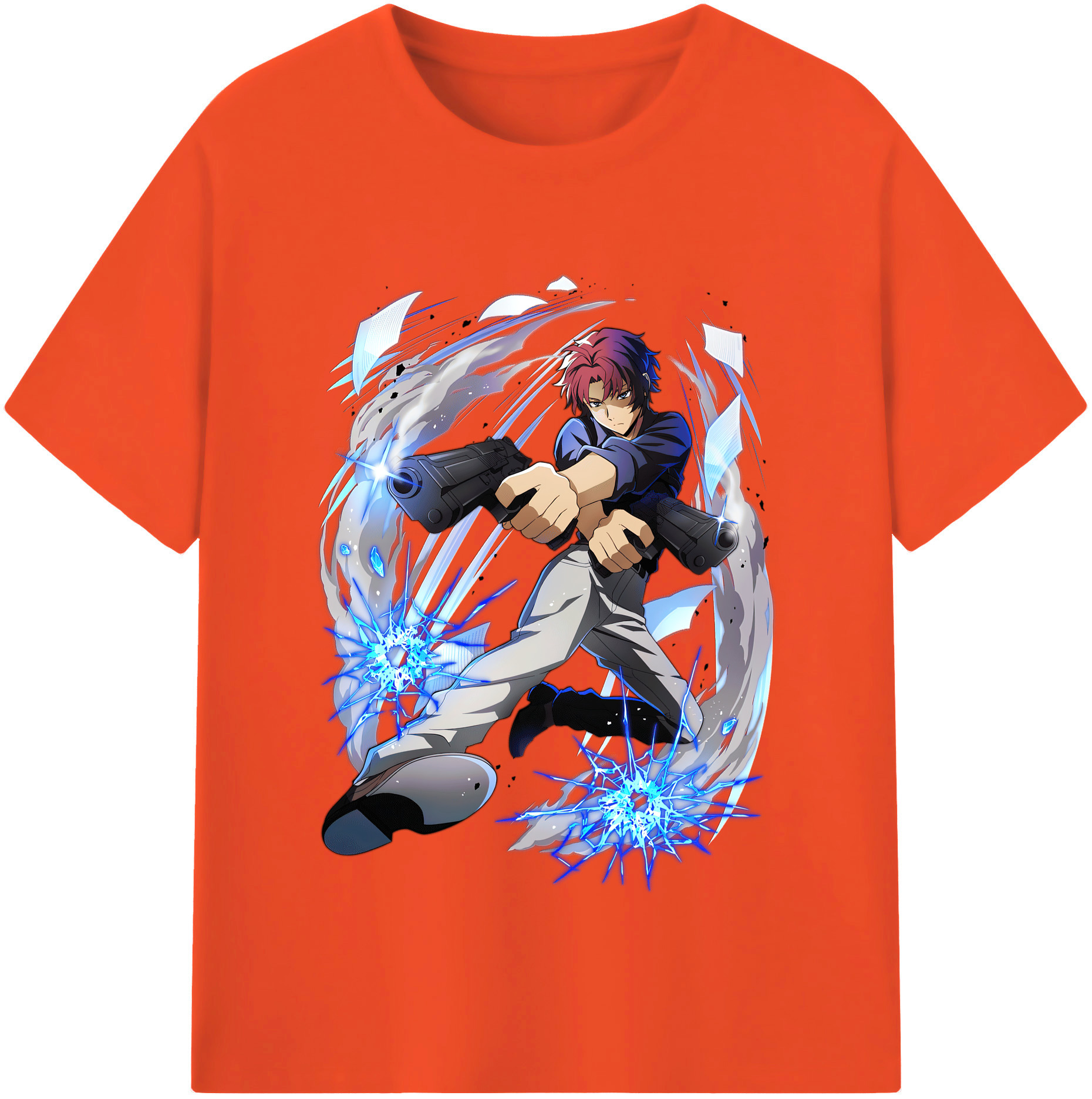 （画像用） 文豪ストレイドッグス Bungo Stray Dogs 綿100％半袖Tシャツ（フロントプリント）