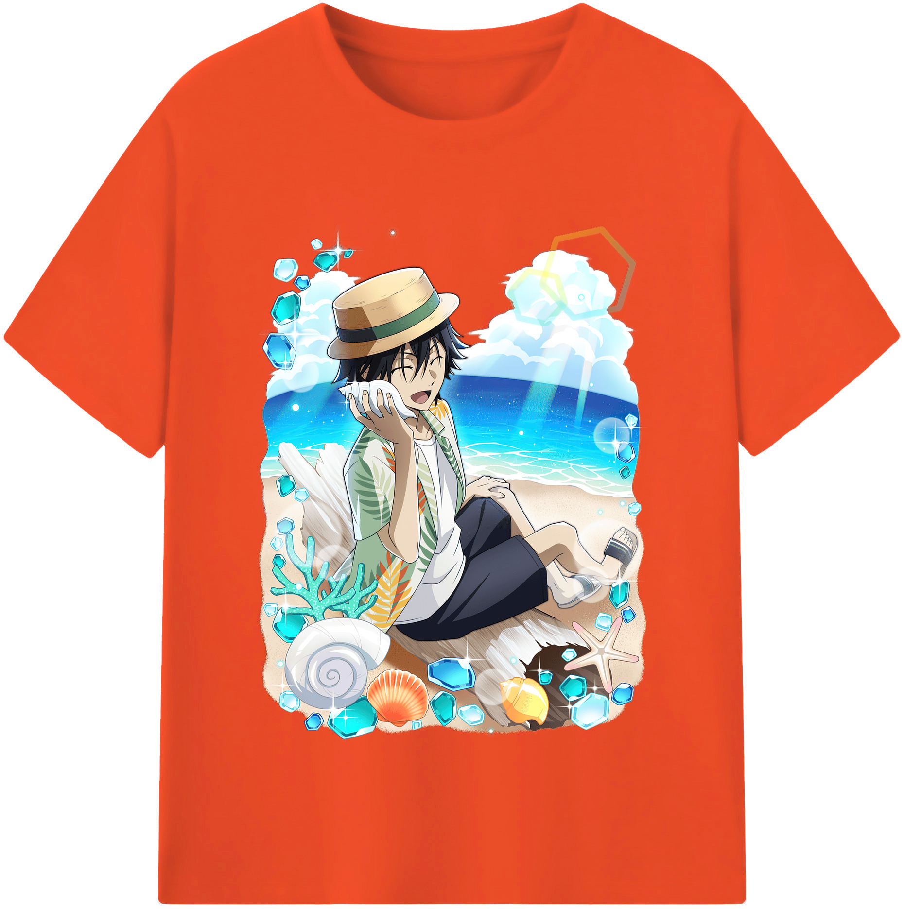 （画像用） 文豪ストレイドッグス Bungo Stray Dogs 綿100％半袖Tシャツ（フロントプリント）