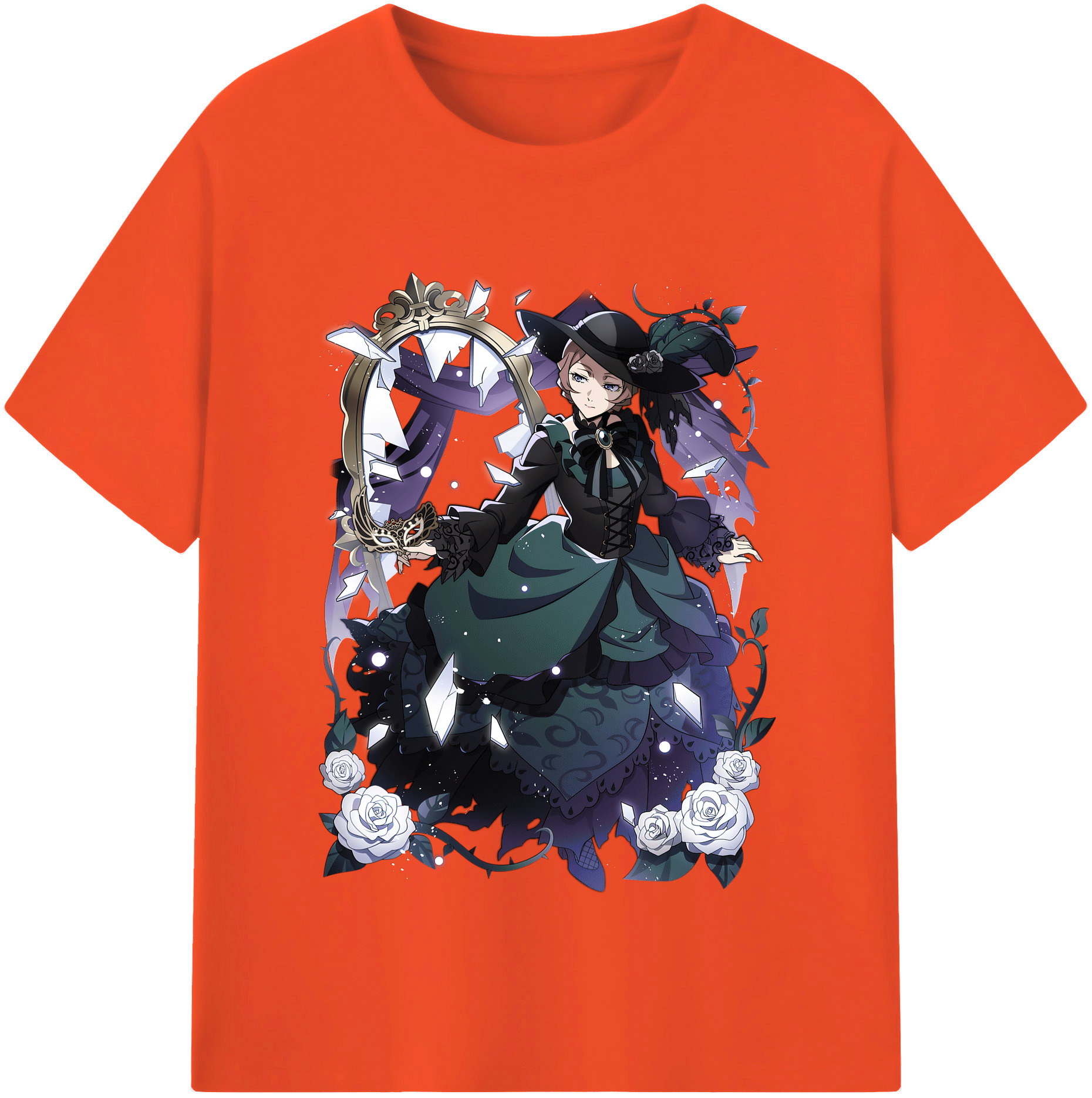 （画像用） 文豪ストレイドッグス Bungo Stray Dogs 綿100％半袖Tシャツ（フロントプリント）