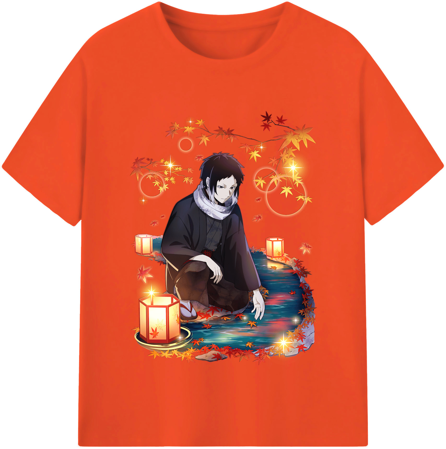 （画像用） 文豪ストレイドッグス Bungo Stray Dogs 綿100％半袖Tシャツ（フロントプリント）