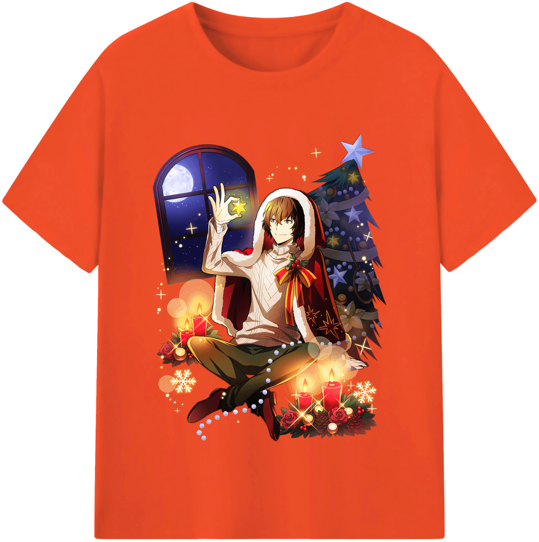 （画像用） 文豪ストレイドッグス Bungo Stray Dogs 綿100％半袖Tシャツ（フロントプリント）