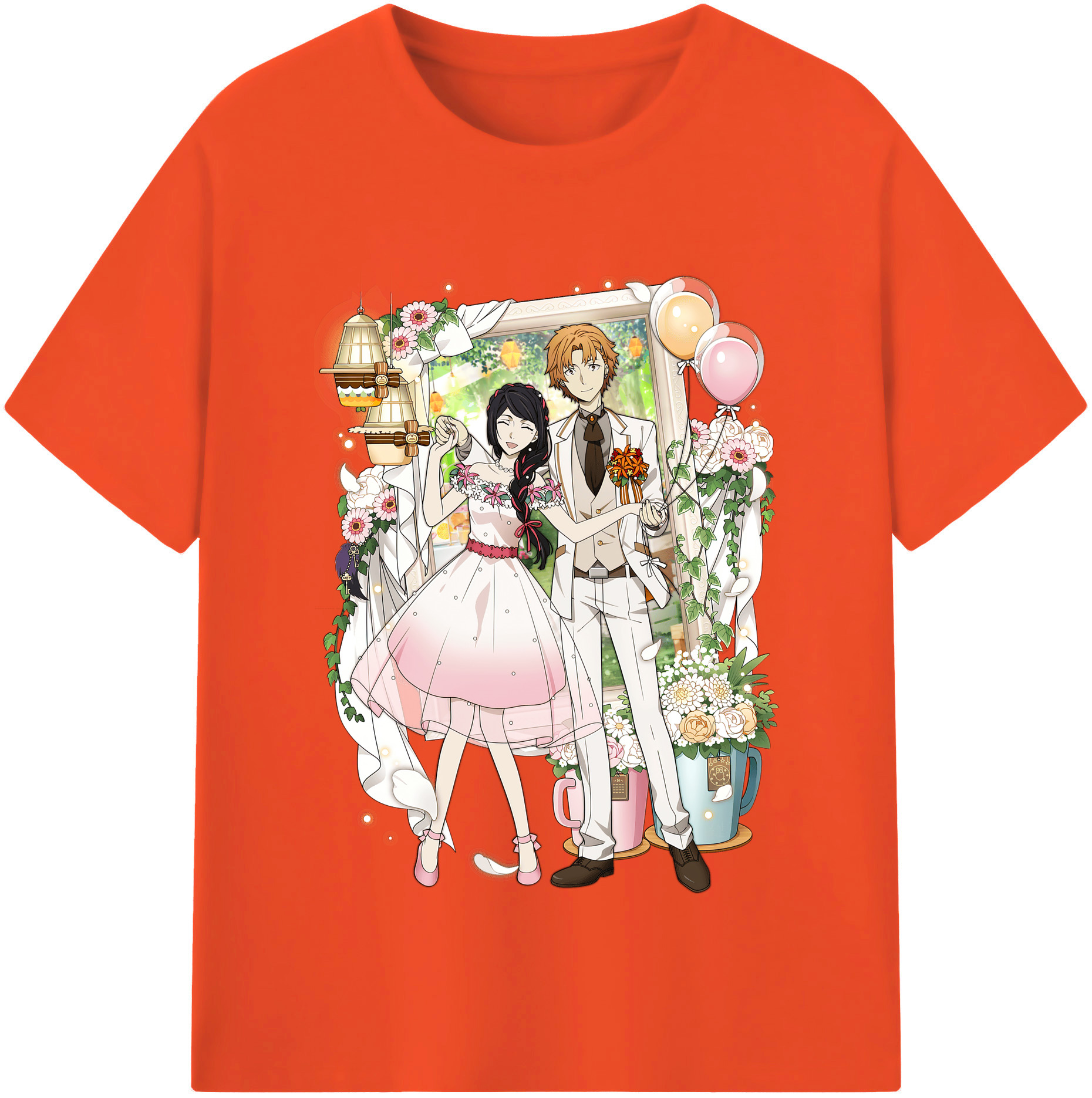 （画像用） 文豪ストレイドッグス Bungo Stray Dogs 綿100％半袖Tシャツ（フロントプリント）