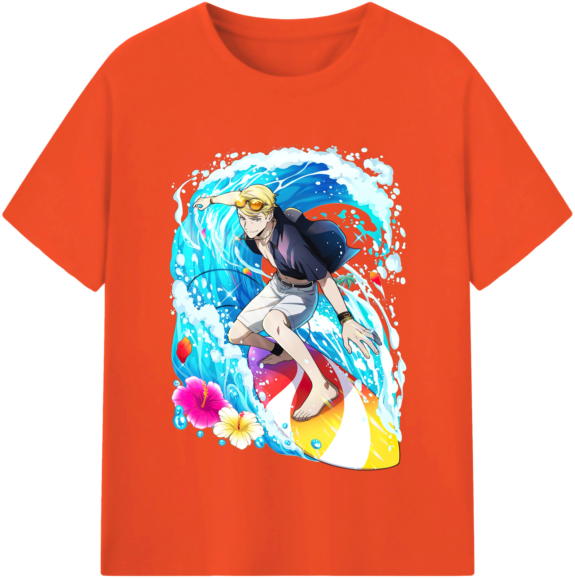 （画像用） 文豪ストレイドッグス Bungo Stray Dogs 綿100％半袖Tシャツ（フロントプリント）