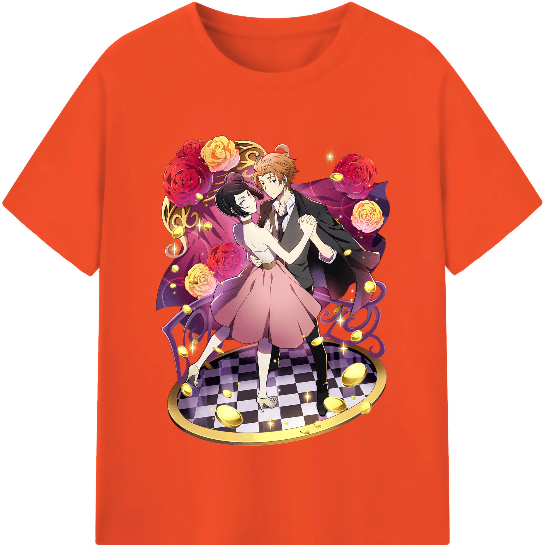 （画像用） 文豪ストレイドッグス Bungo Stray Dogs 綿100％半袖Tシャツ（フロントプリント）