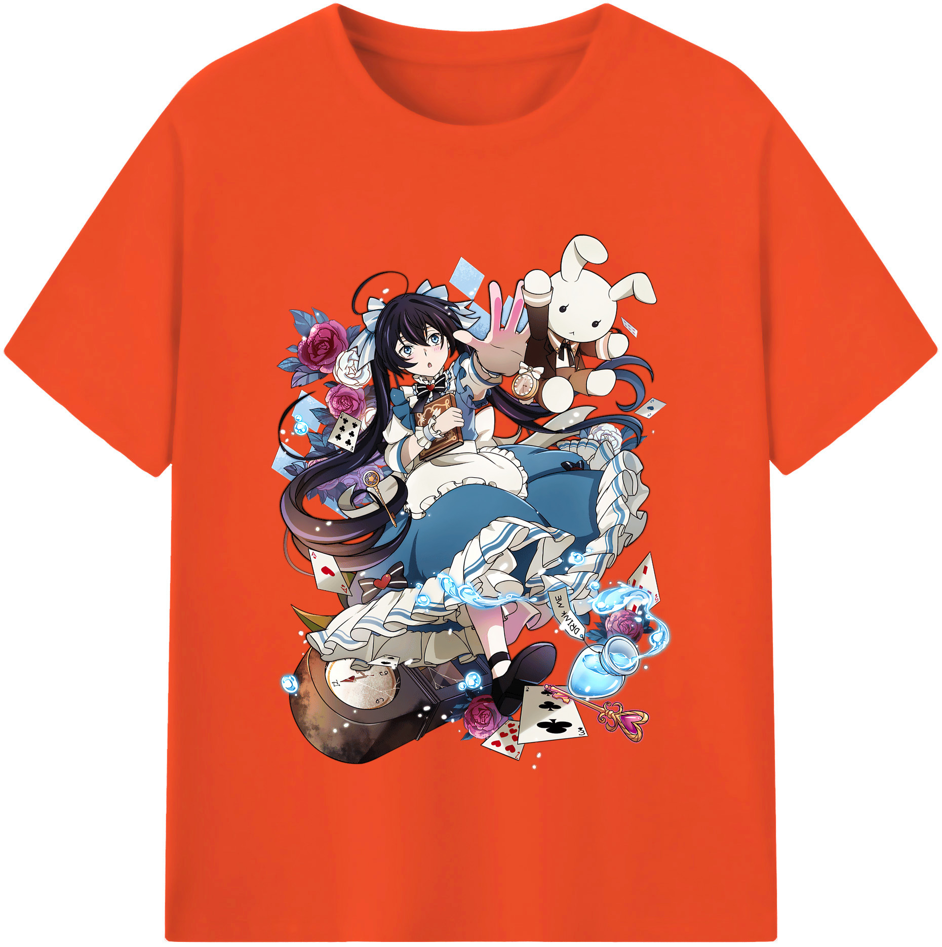 （画像用） 文豪ストレイドッグス Bungo Stray Dogs 綿100％半袖Tシャツ（フロントプリント）