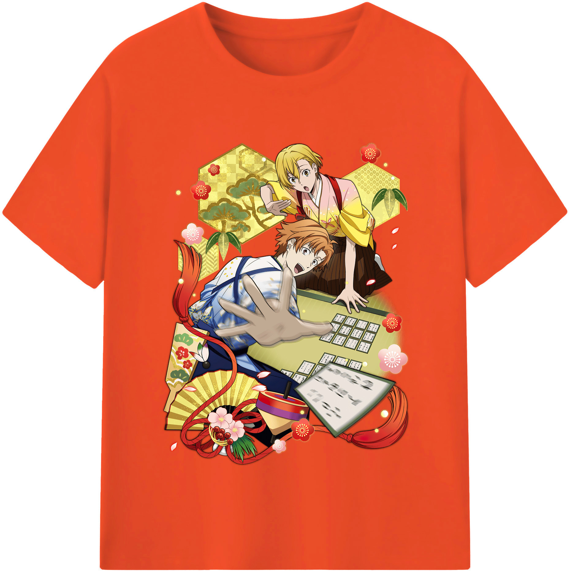 （画像用） 文豪ストレイドッグス Bungo Stray Dogs 綿100％半袖Tシャツ（フロントプリント）