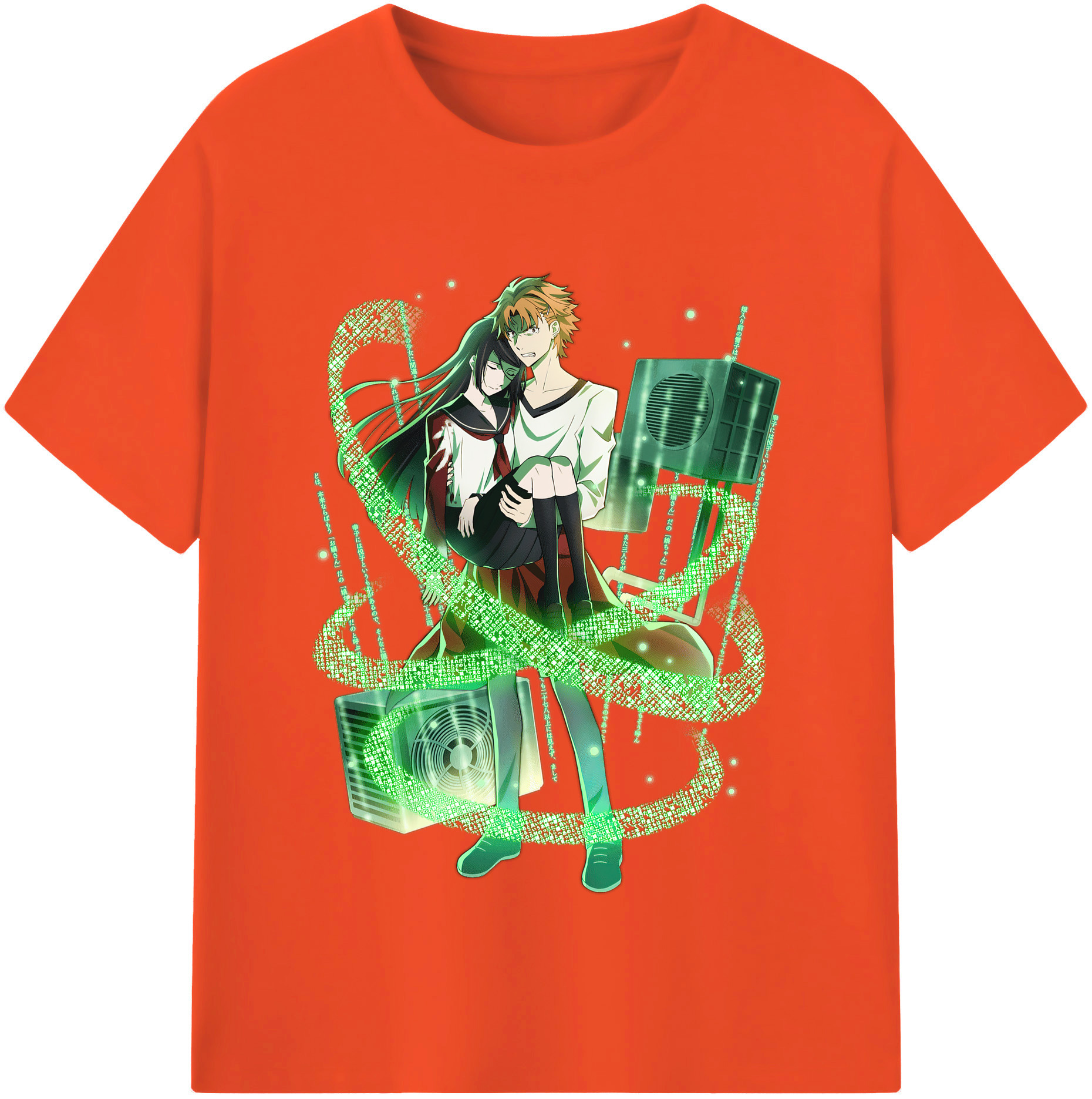 （画像用） 文豪ストレイドッグス Bungo Stray Dogs 綿100％半袖Tシャツ（フロントプリント）