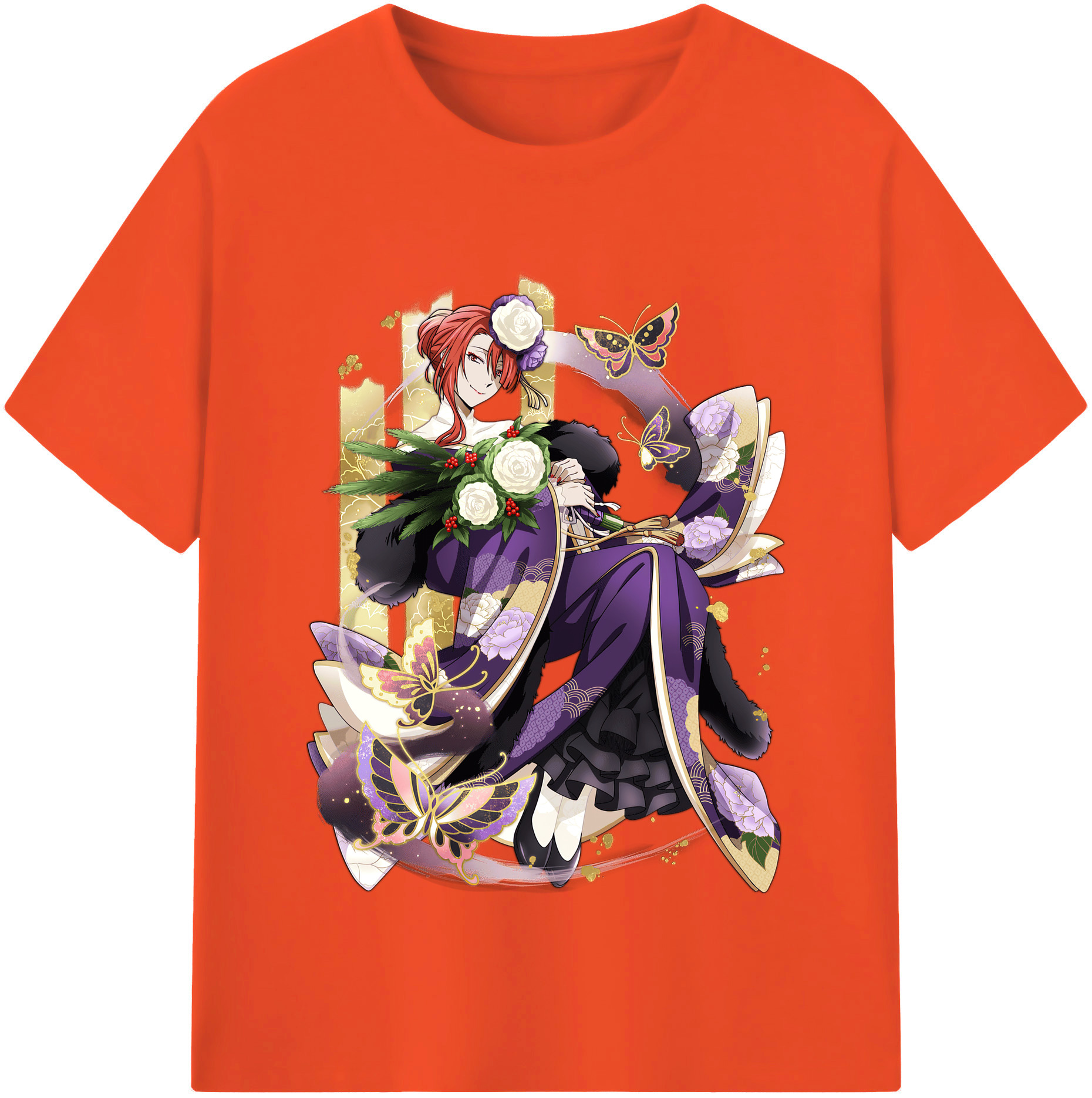 （画像用） 文豪ストレイドッグス Bungo Stray Dogs 綿100％半袖Tシャツ（フロントプリント）