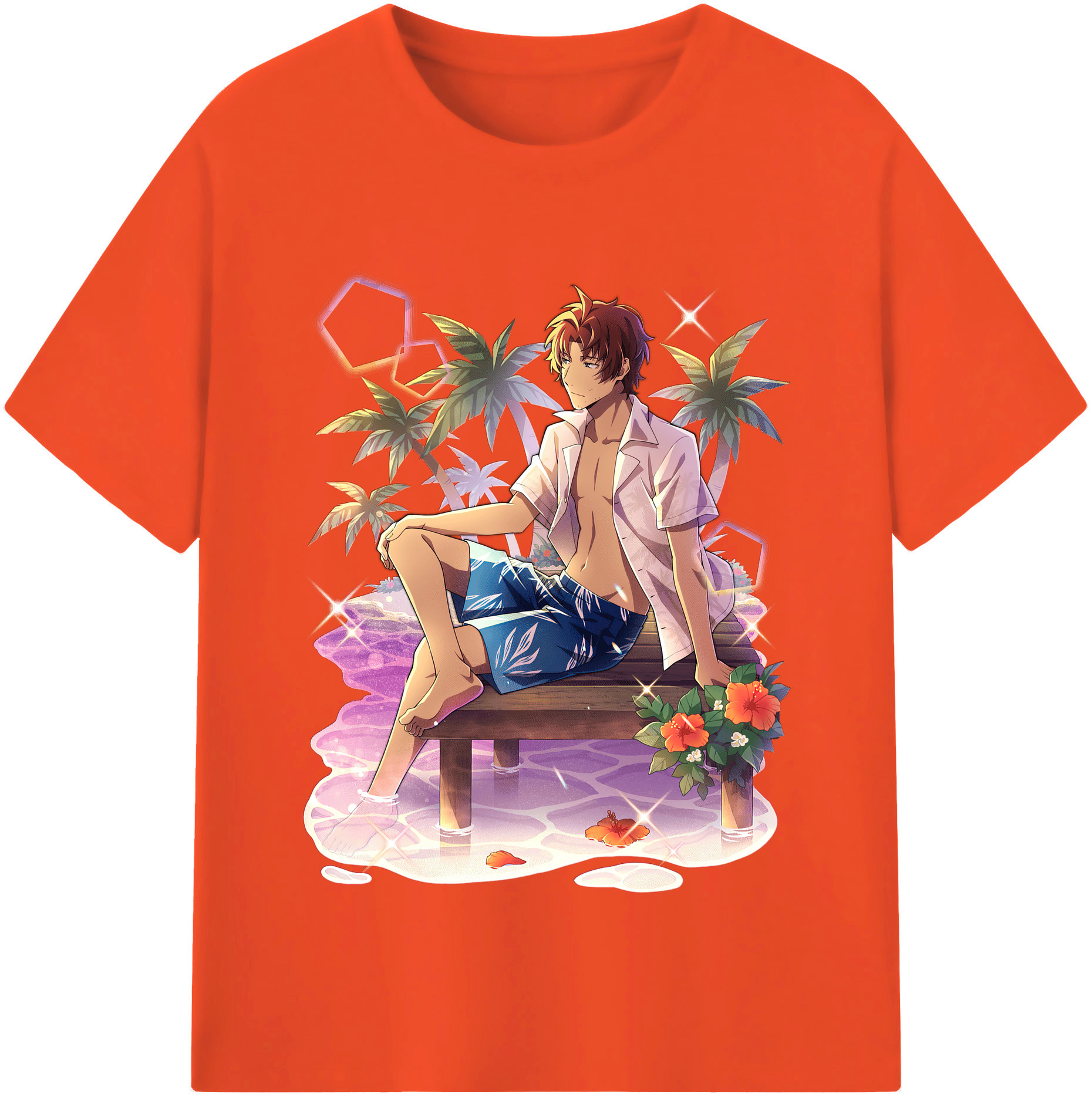 （画像用） 文豪ストレイドッグス Bungo Stray Dogs 綿100％半袖Tシャツ（フロントプリント）