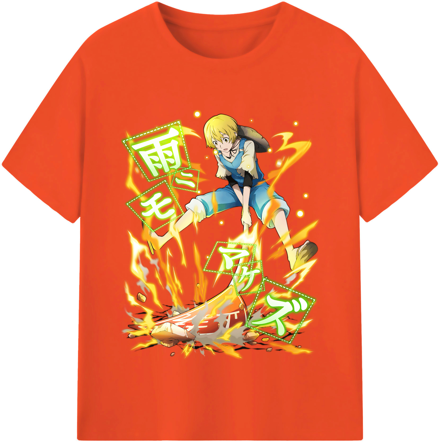（画像用） 文豪ストレイドッグス Bungo Stray Dogs 綿100％半袖Tシャツ（フロントプリント）