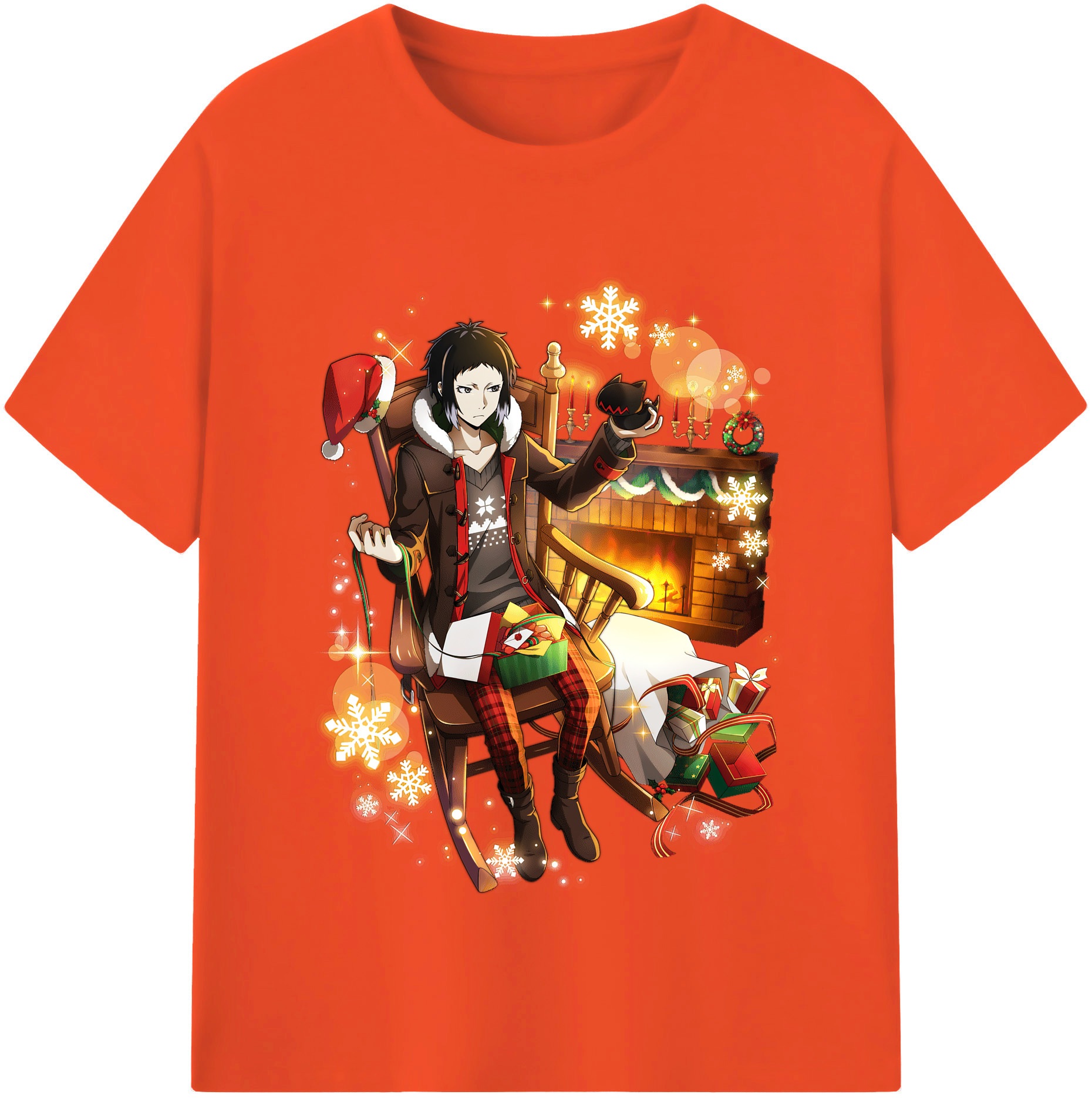 （画像用） 文豪ストレイドッグス Bungo Stray Dogs 綿100％半袖Tシャツ（フロントプリント）