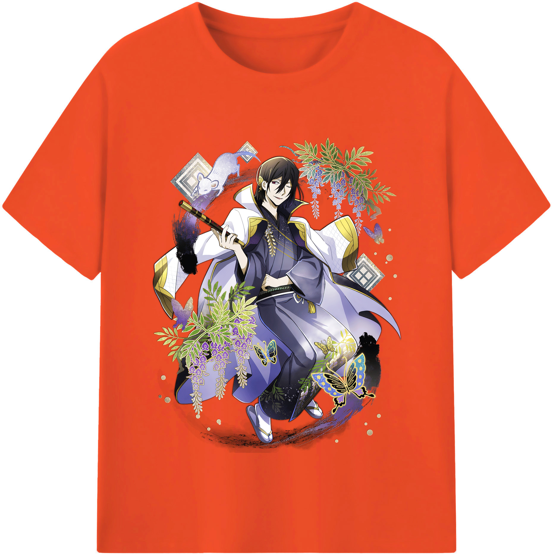（画像用） 文豪ストレイドッグス Bungo Stray Dogs 綿100％半袖Tシャツ（フロントプリント）