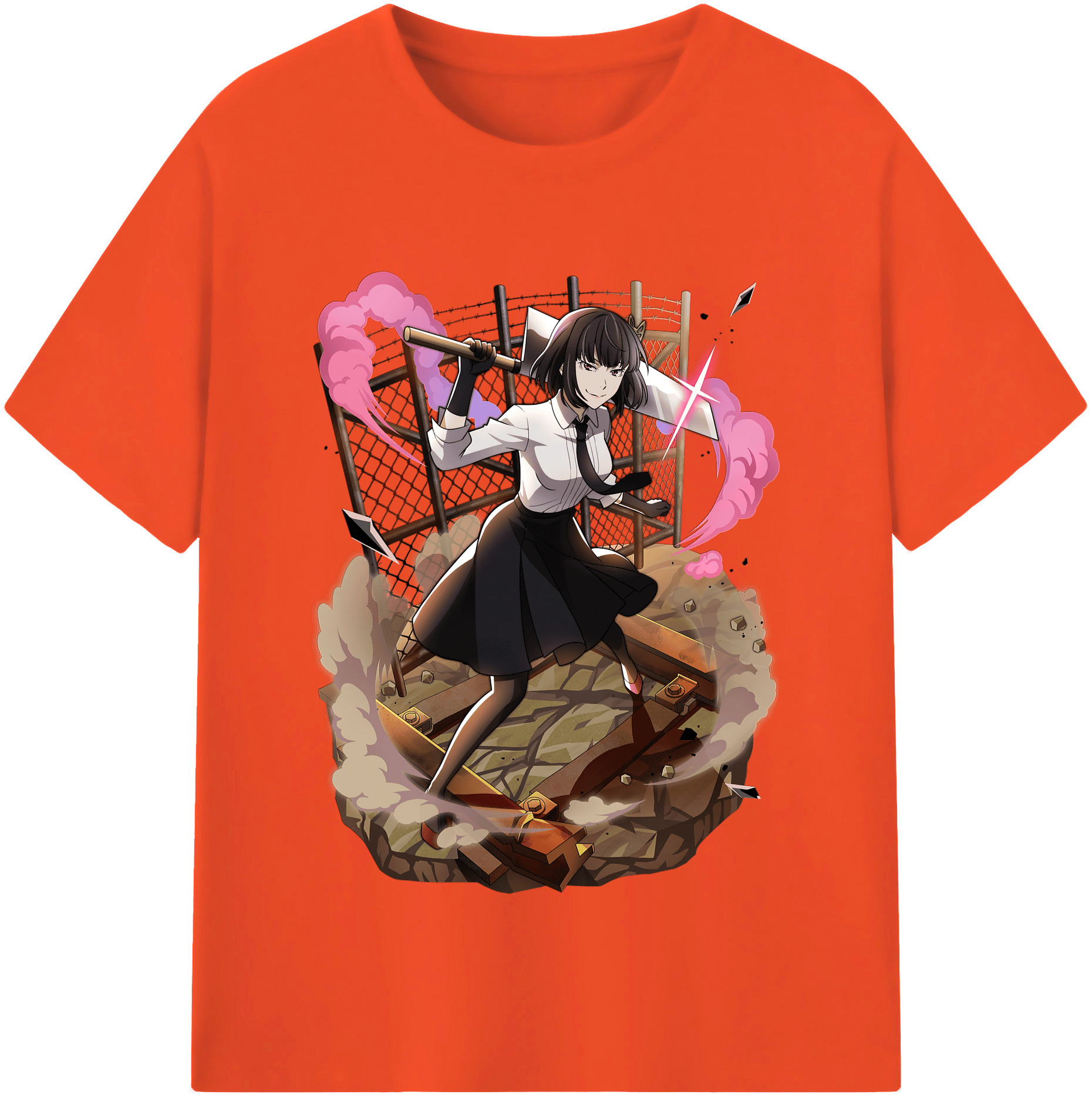 （画像用） 文豪ストレイドッグス Bungo Stray Dogs 綿100％半袖Tシャツ（フロントプリント）