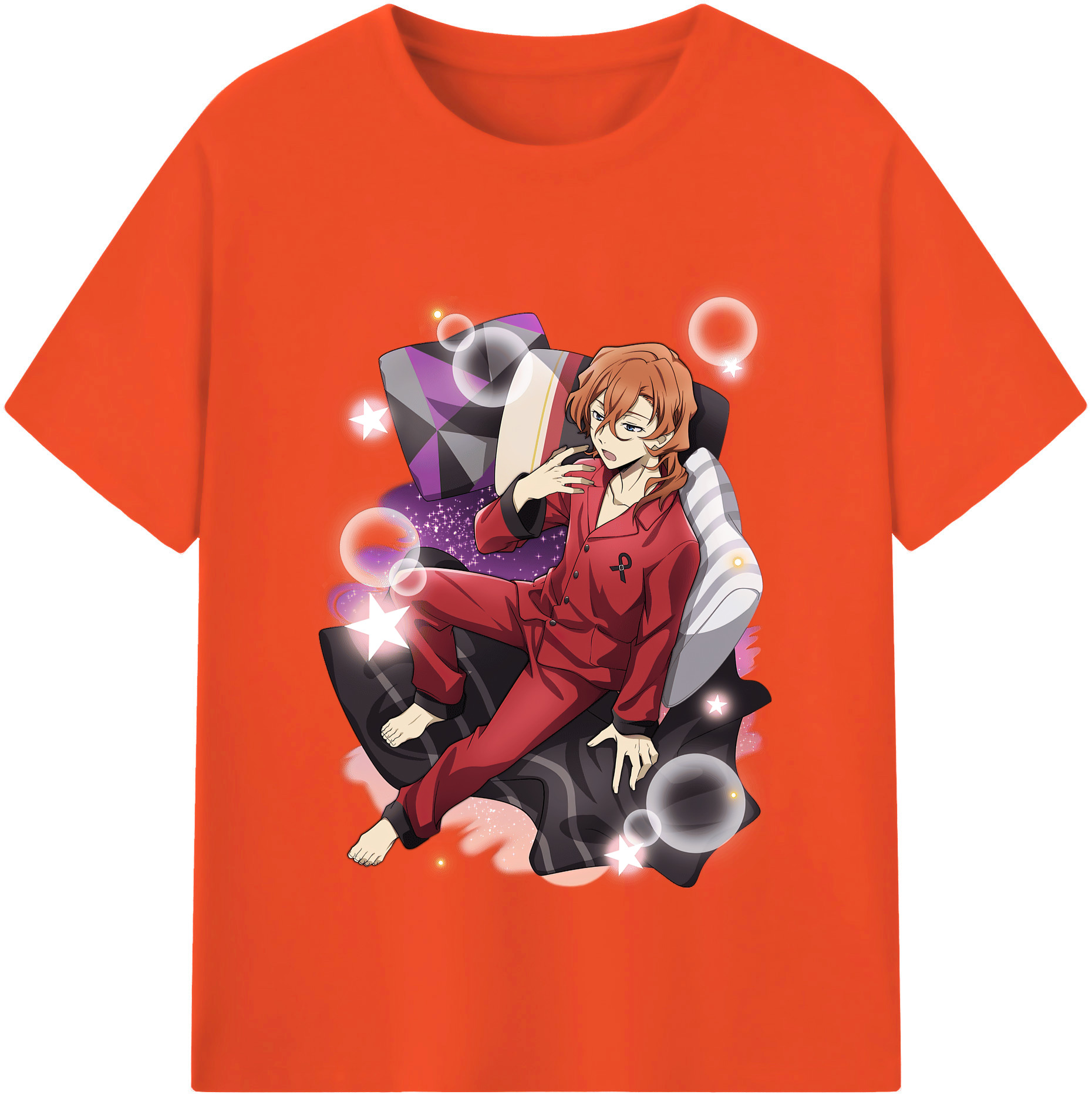 （画像用） 文豪ストレイドッグス Bungo Stray Dogs 綿100％半袖Tシャツ（フロントプリント）