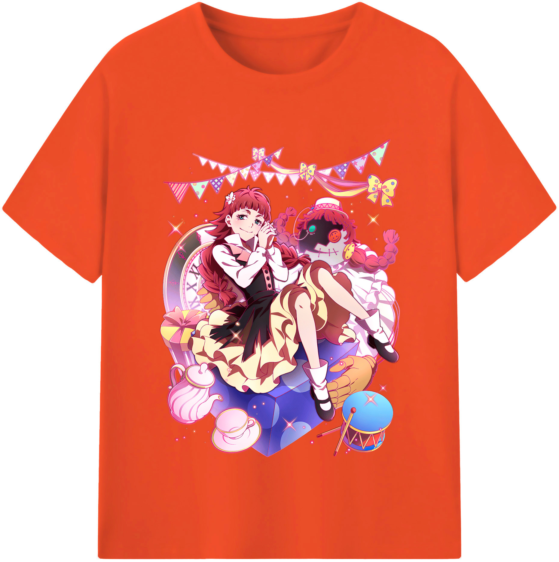 （画像用） 文豪ストレイドッグス Bungo Stray Dogs 綿100％半袖Tシャツ（フロントプリント）