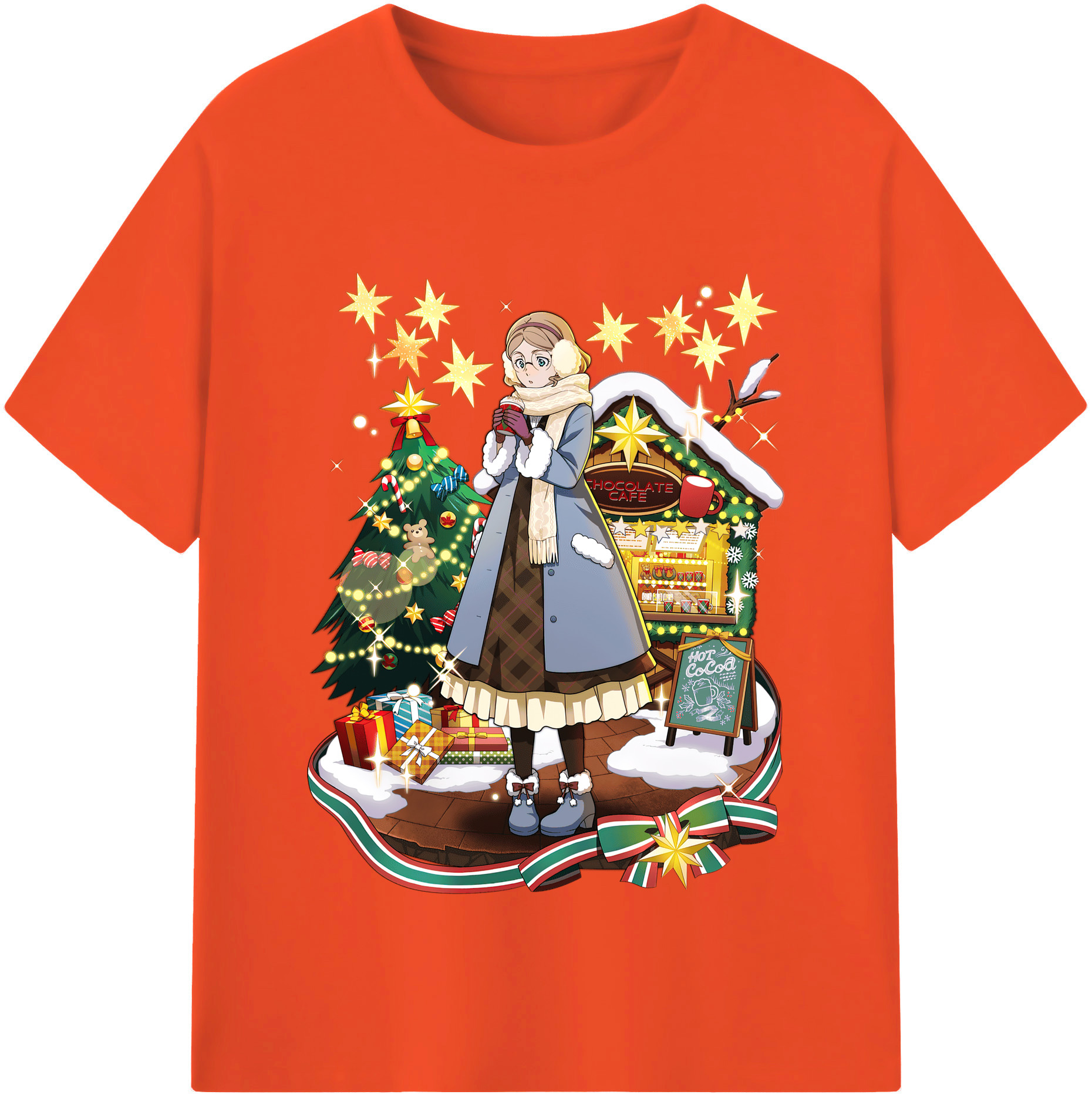 （画像用） 文豪ストレイドッグス Bungo Stray Dogs 綿100％半袖Tシャツ（フロントプリント）