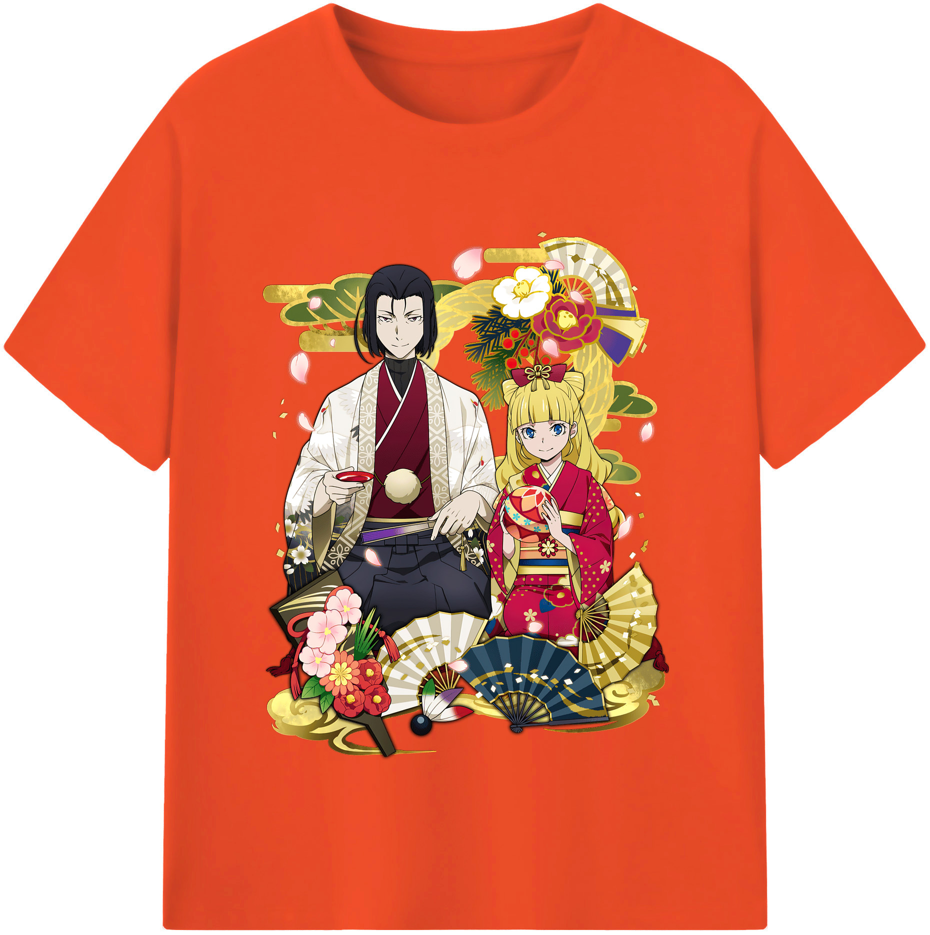 （画像用） 文豪ストレイドッグス Bungo Stray Dogs 綿100％半袖Tシャツ（フロントプリント）
