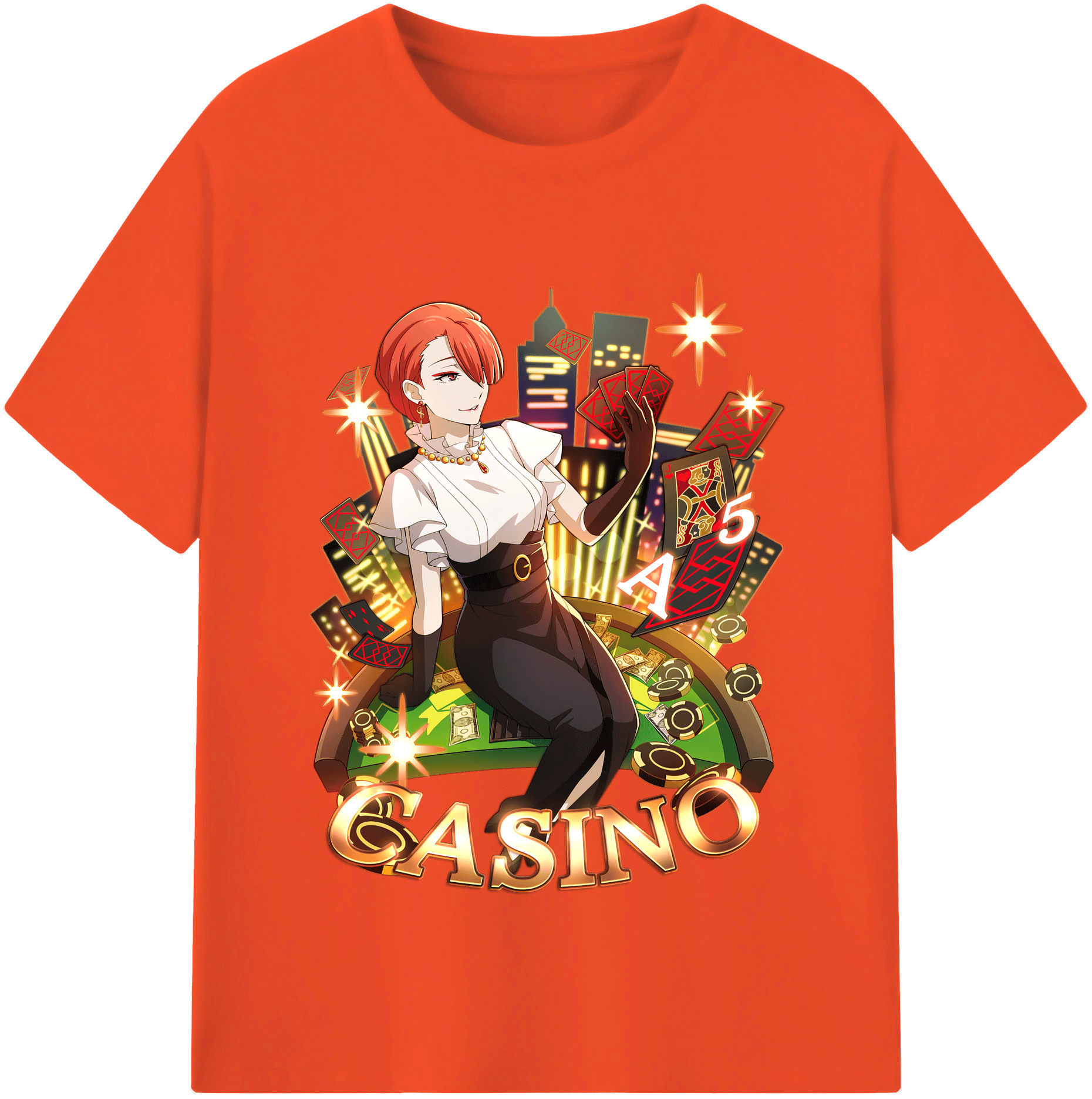 （画像用） 文豪ストレイドッグス Bungo Stray Dogs 綿100％半袖Tシャツ（フロントプリント）