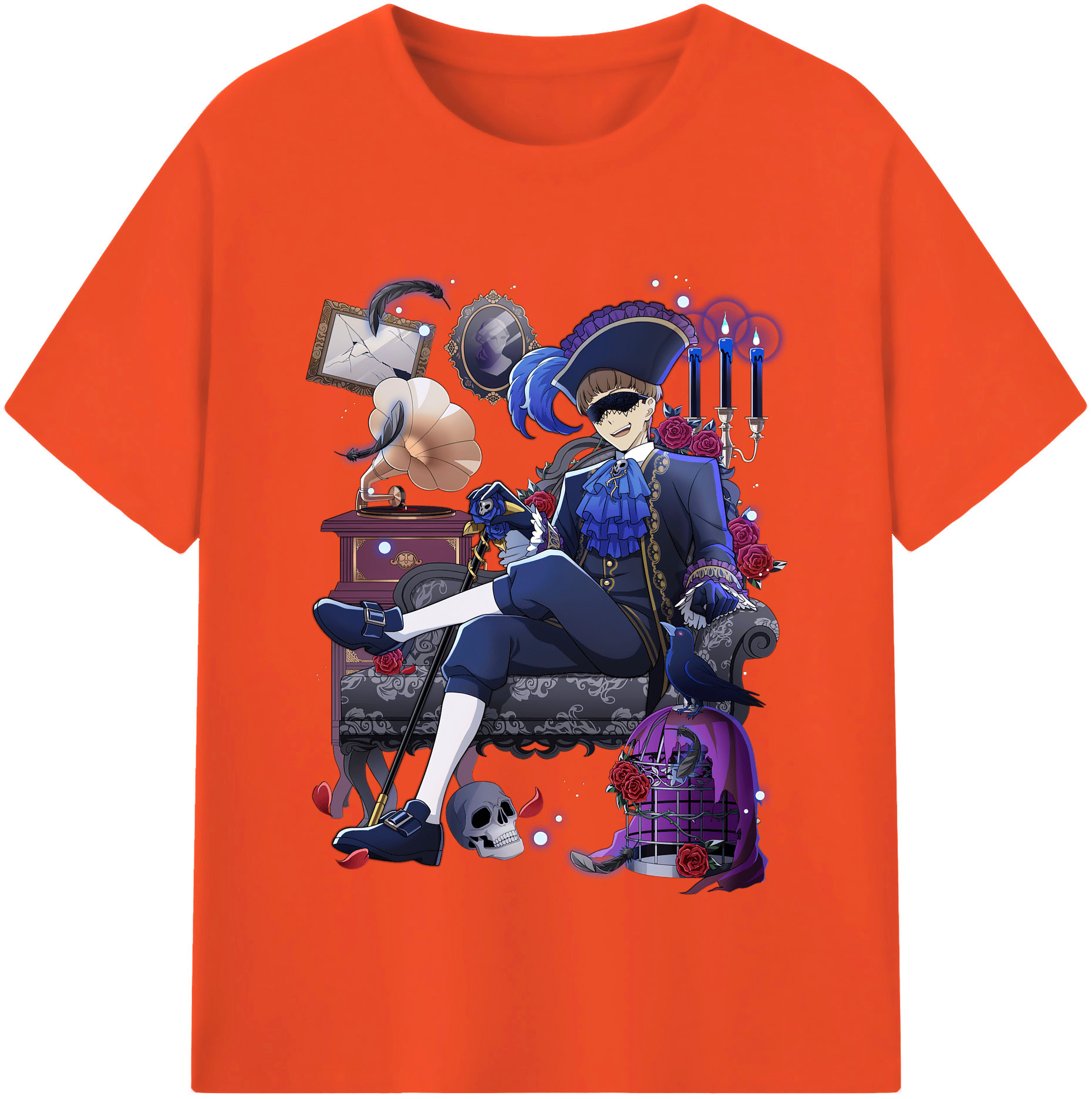 （画像用） 文豪ストレイドッグス Bungo Stray Dogs 綿100％半袖Tシャツ（フロントプリント）