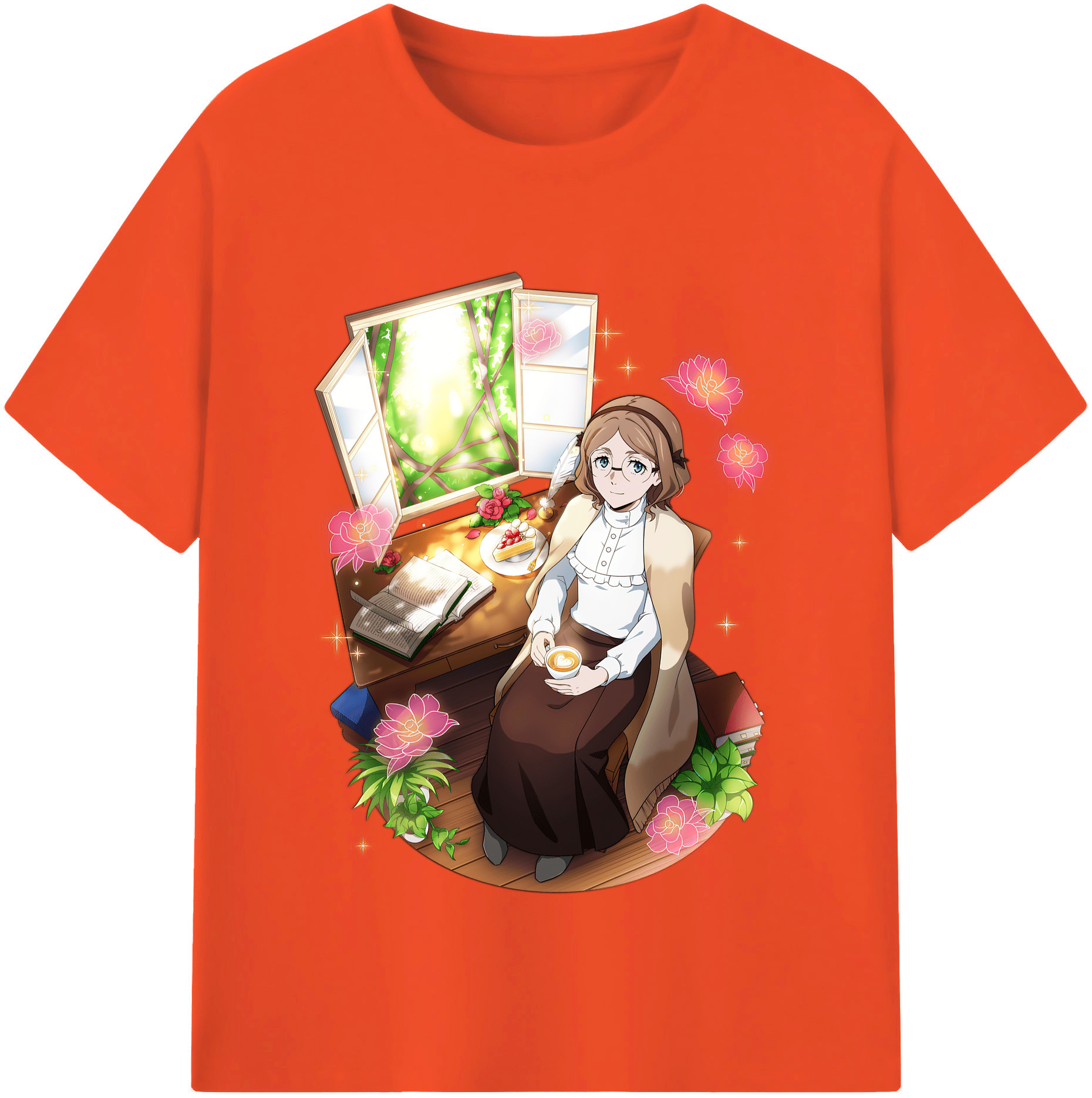 （画像用） 文豪ストレイドッグス Bungo Stray Dogs 綿100％半袖Tシャツ（フロントプリント）