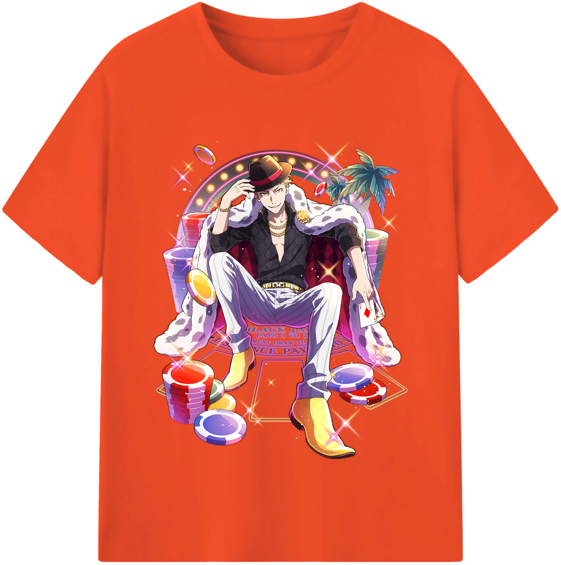（画像用） 文豪ストレイドッグス Bungo Stray Dogs 綿100％半袖Tシャツ（フロントプリント）