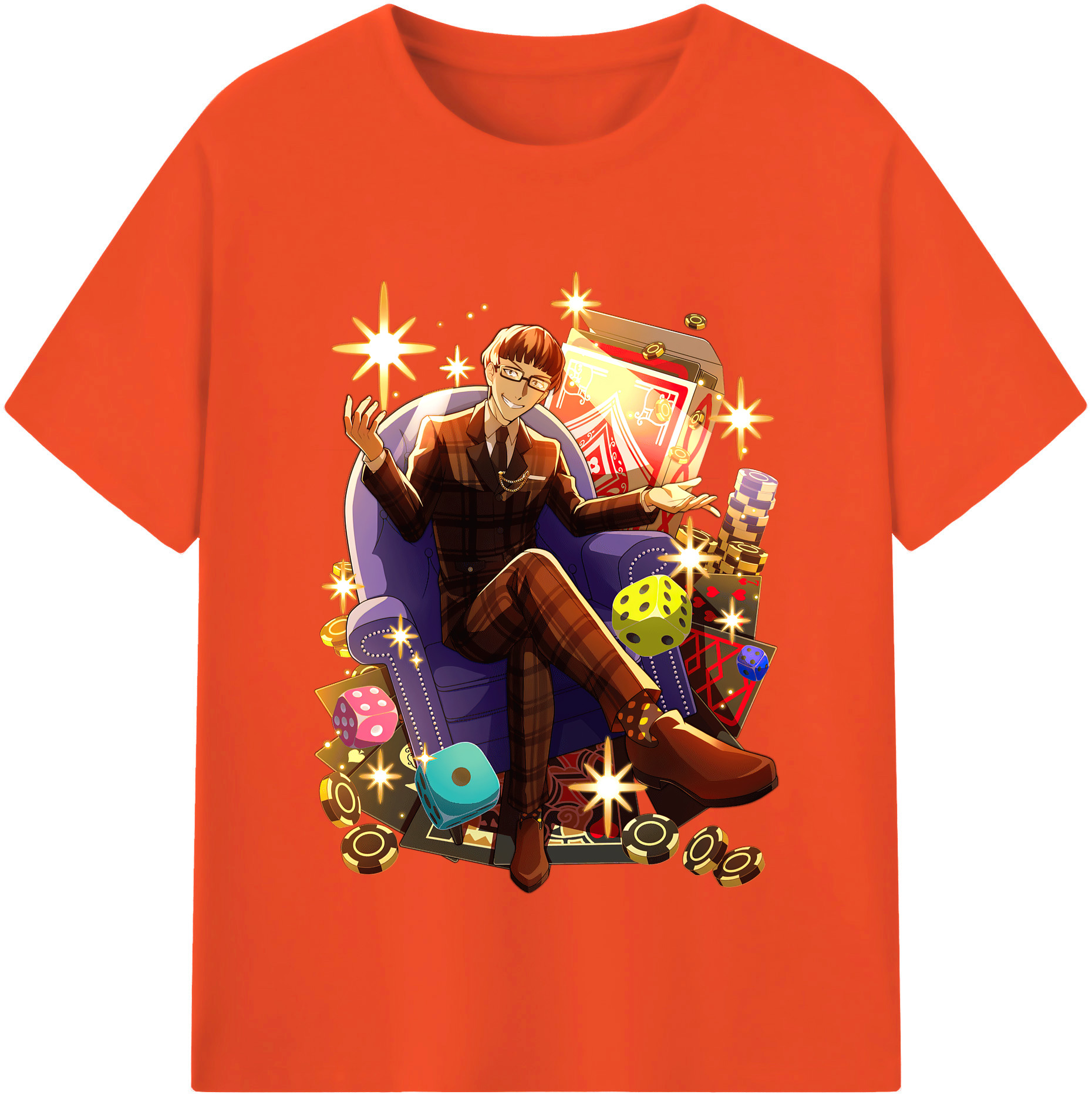 （画像用） 文豪ストレイドッグス Bungo Stray Dogs 綿100％半袖Tシャツ（フロントプリント）