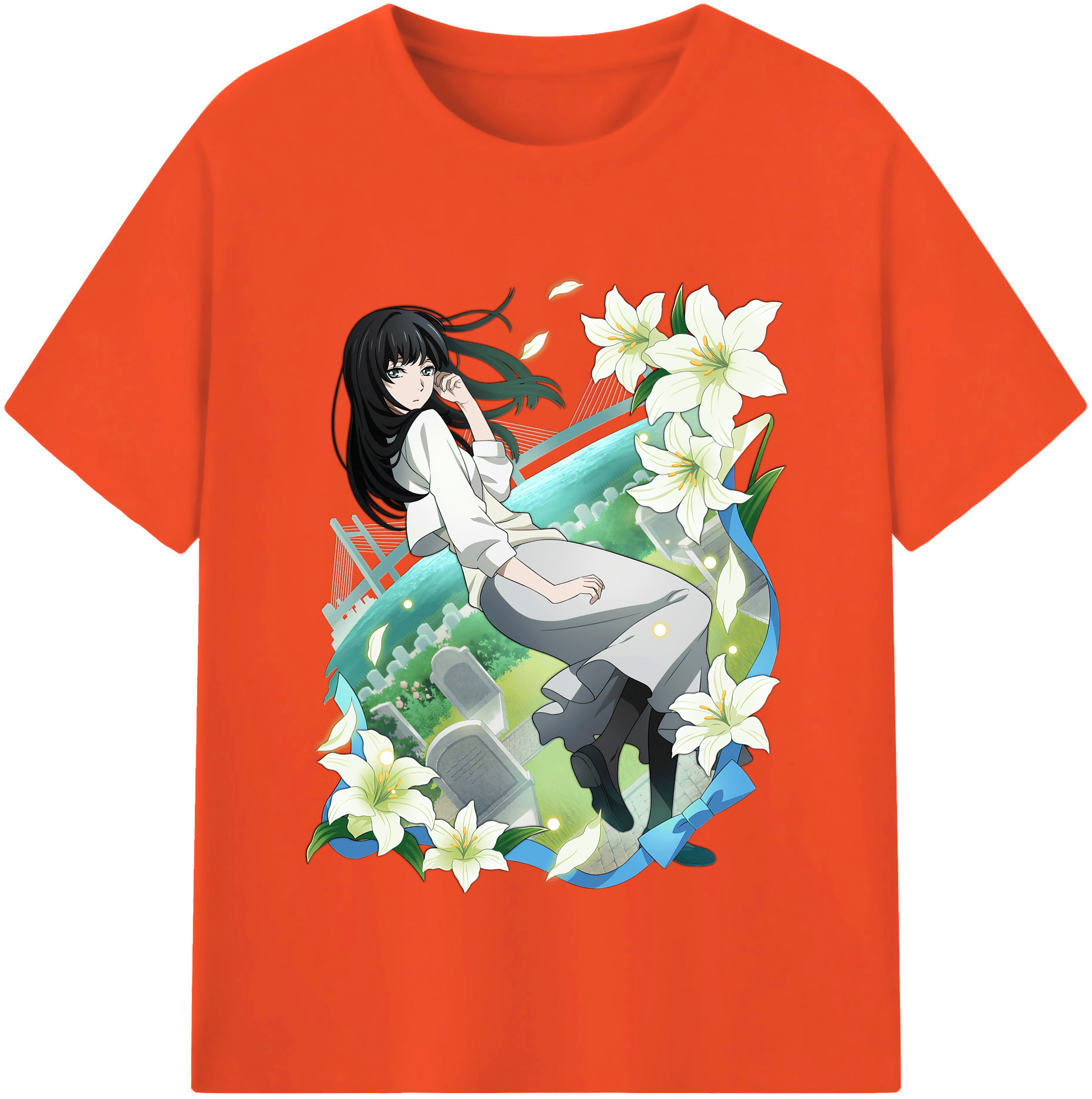 （画像用） 文豪ストレイドッグス Bungo Stray Dogs 綿100％半袖Tシャツ（フロントプリント）