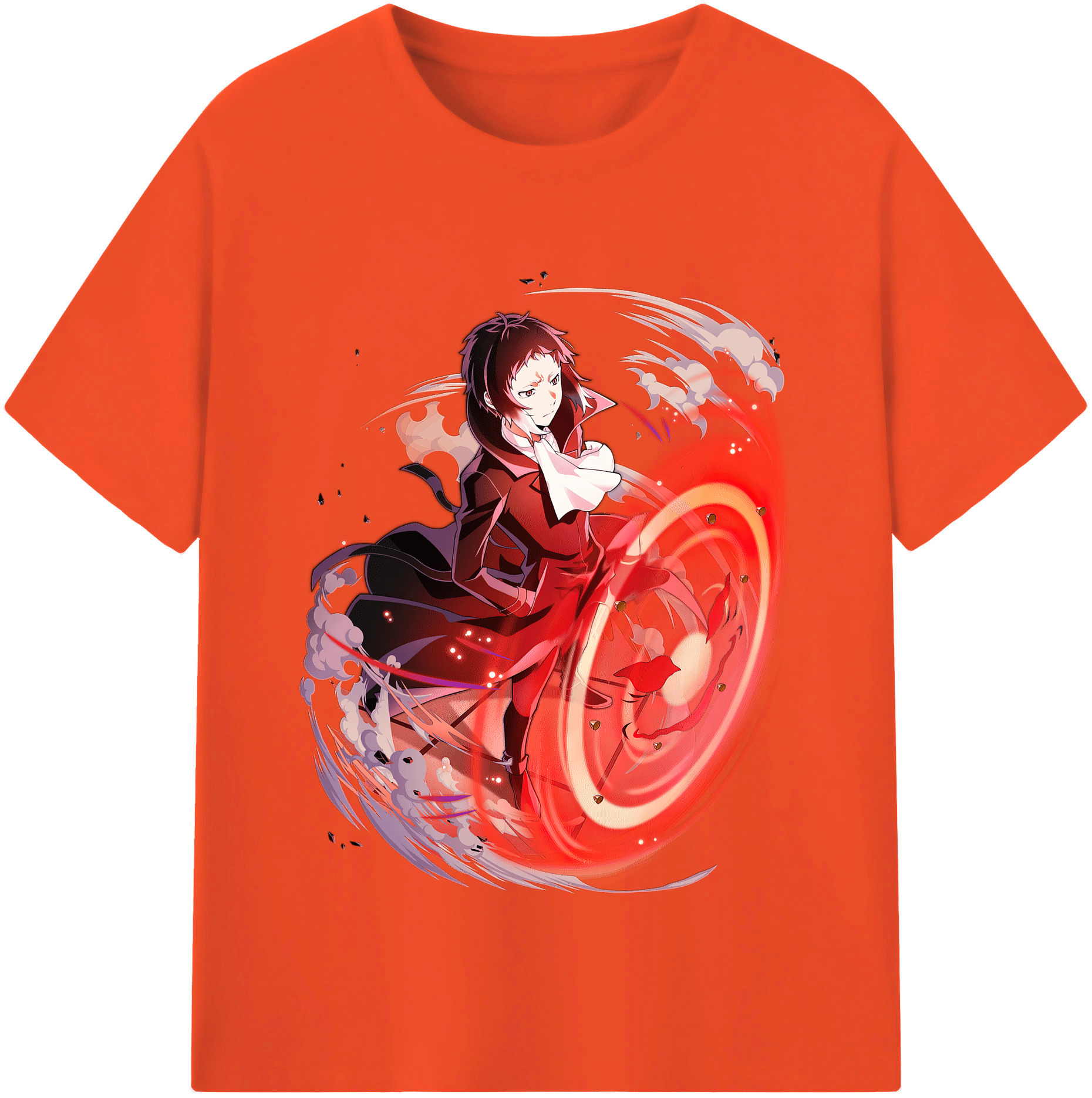 （画像用） 文豪ストレイドッグス Bungo Stray Dogs 綿100％半袖Tシャツ（フロントプリント）