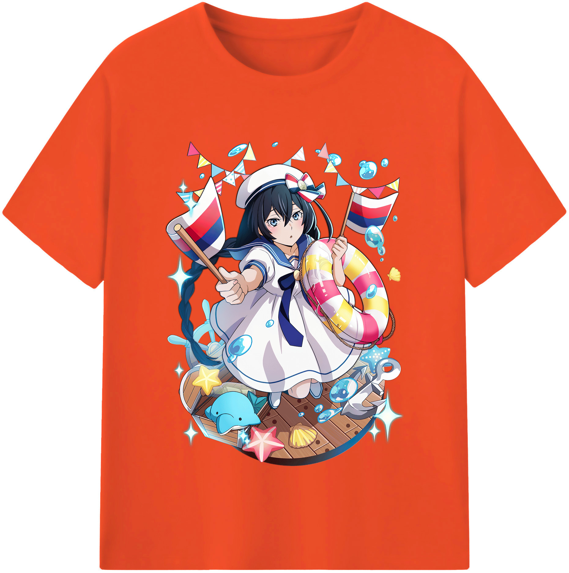 （画像用） 文豪ストレイドッグス Bungo Stray Dogs 綿100％半袖Tシャツ（フロントプリント）