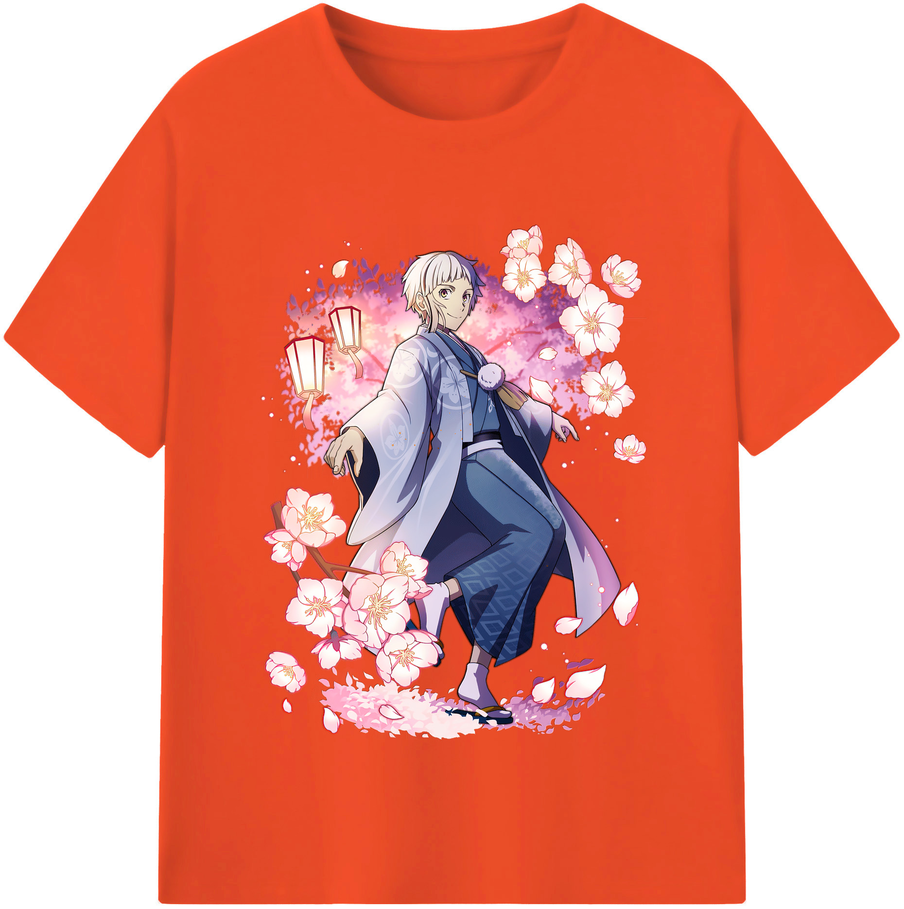 （画像用） 文豪ストレイドッグス Bungo Stray Dogs 綿100％半袖Tシャツ（フロントプリント）