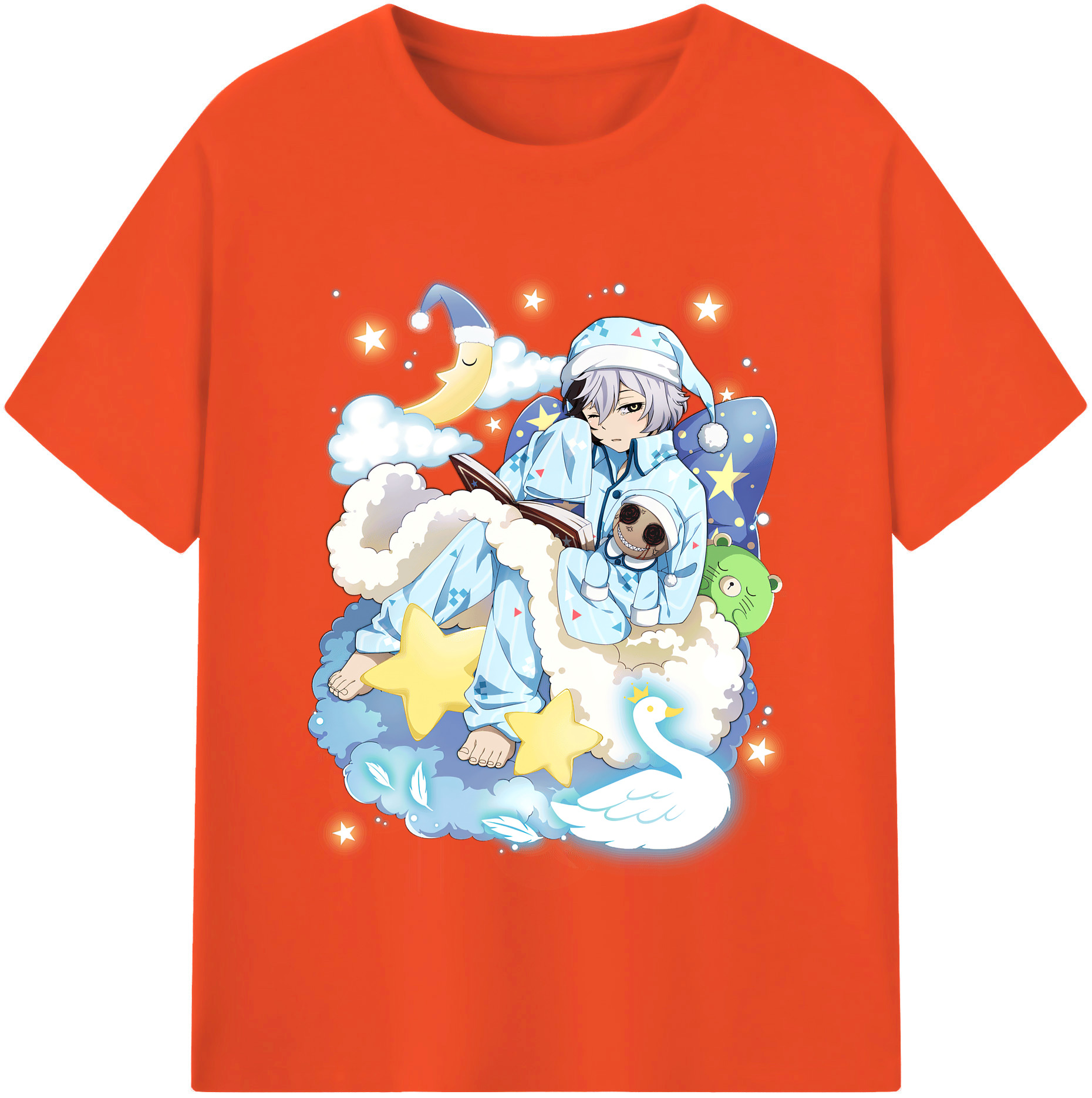 （画像用） 文豪ストレイドッグス Bungo Stray Dogs 綿100％半袖Tシャツ（フロントプリント）