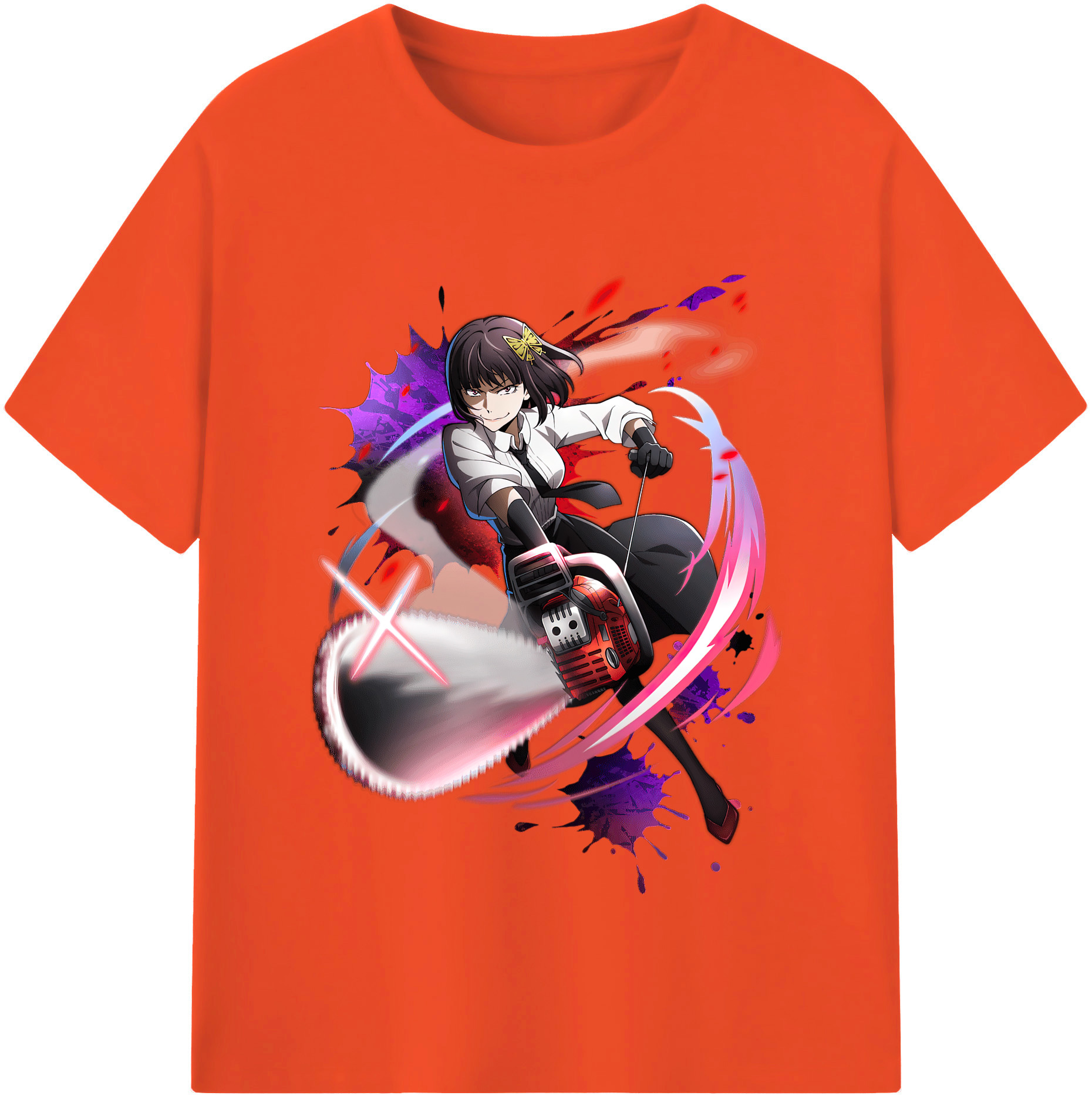 （画像用） 文豪ストレイドッグス Bungo Stray Dogs 綿100％半袖Tシャツ（フロントプリント）