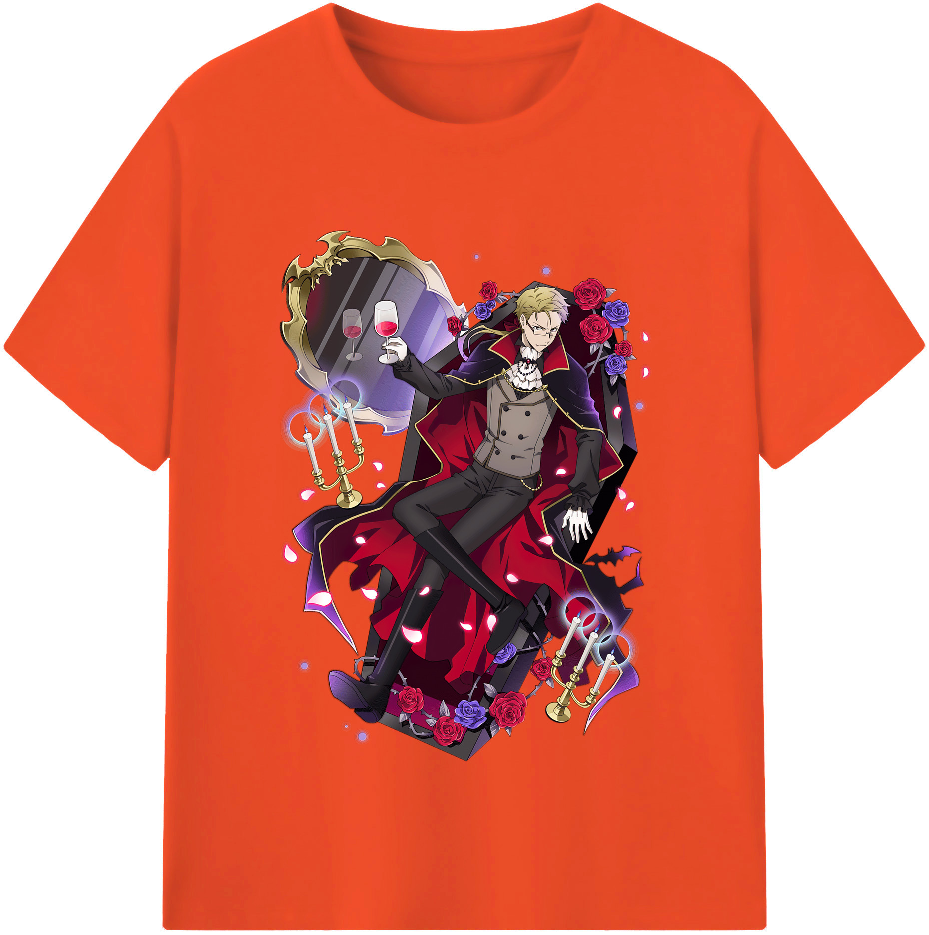 （画像用） 文豪ストレイドッグス Bungo Stray Dogs 綿100％半袖Tシャツ（フロントプリント）