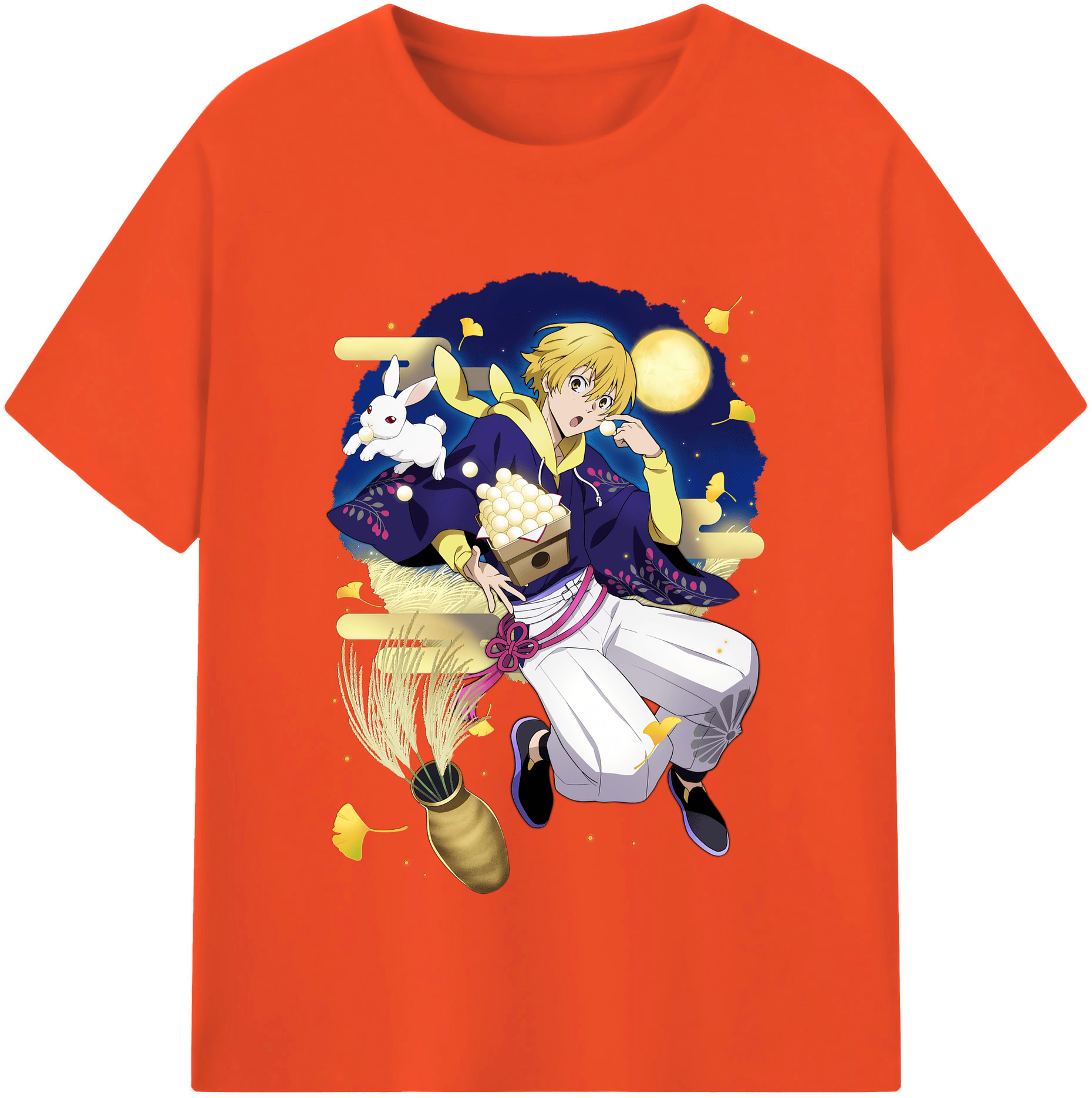 （画像用） 文豪ストレイドッグス Bungo Stray Dogs 綿100％半袖Tシャツ（フロントプリント）