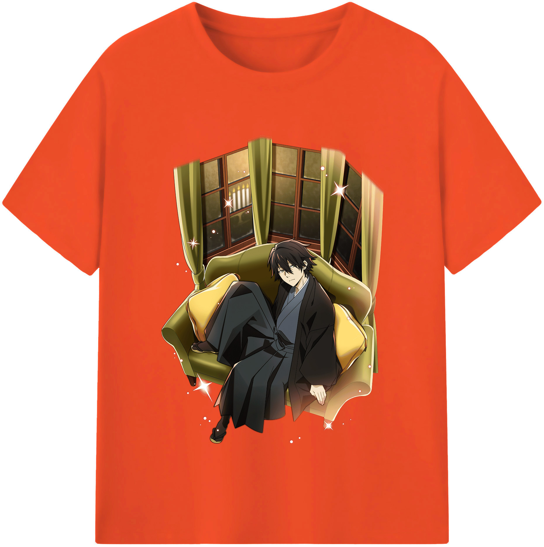 （画像用） 文豪ストレイドッグス Bungo Stray Dogs 綿100％半袖Tシャツ（フロントプリント）