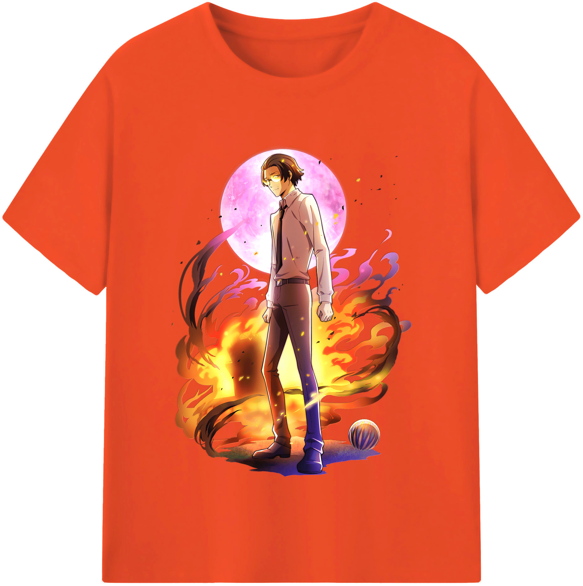 （画像用） 文豪ストレイドッグス Bungo Stray Dogs 綿100％半袖Tシャツ（フロントプリント）