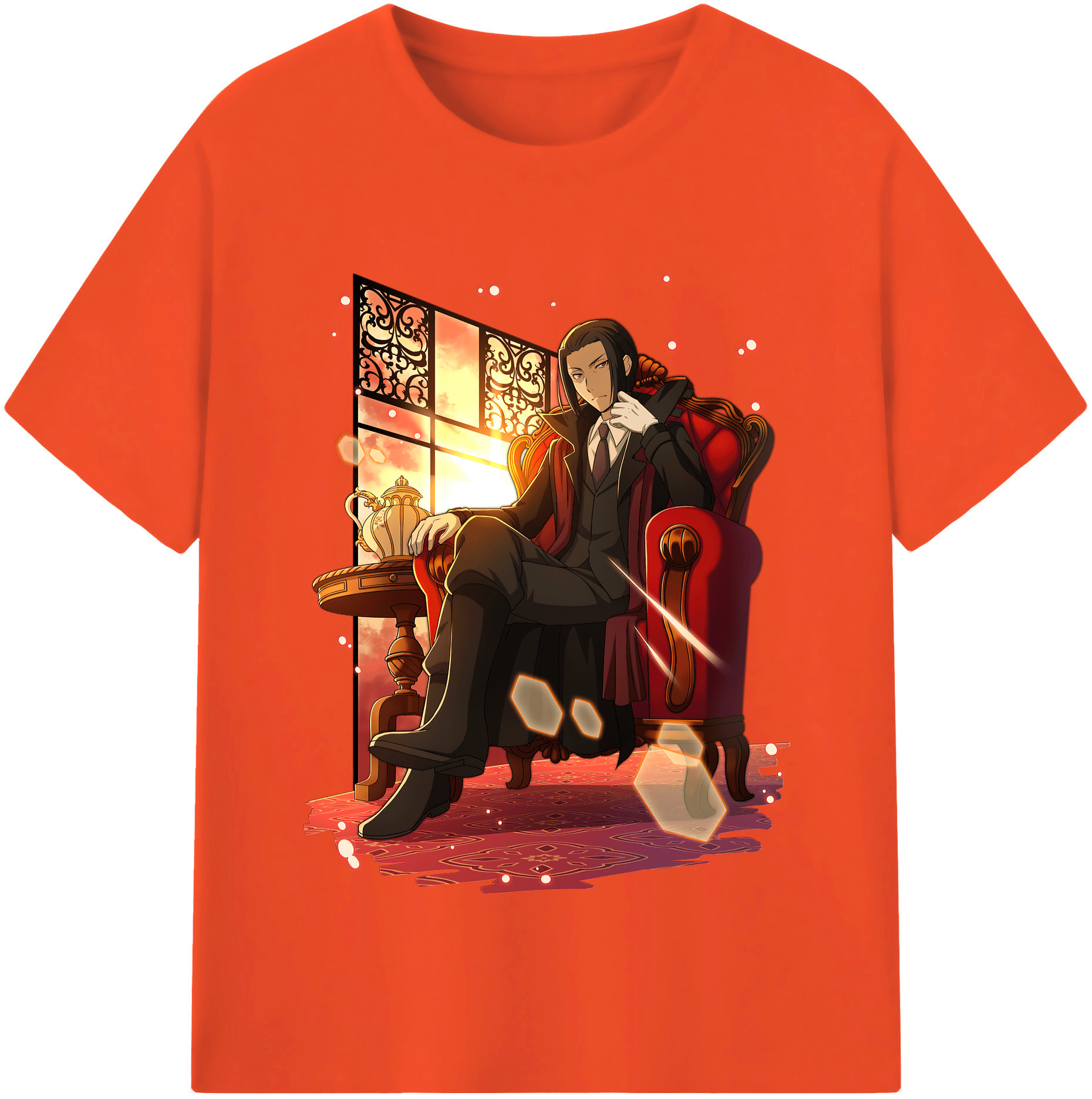 （画像用） 文豪ストレイドッグス Bungo Stray Dogs 綿100％半袖Tシャツ（フロントプリント）