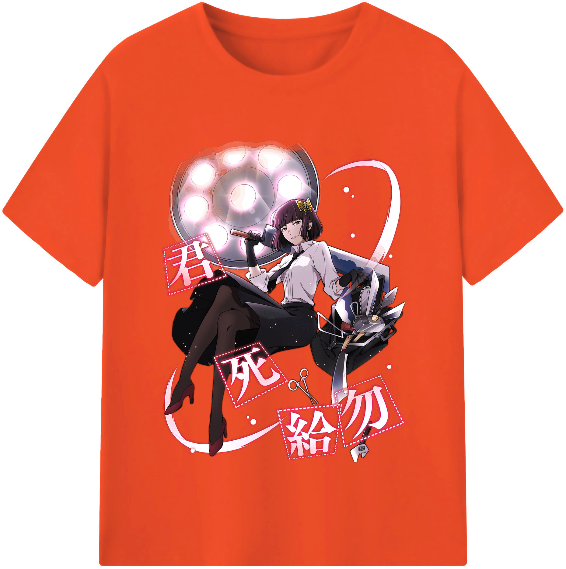 （画像用） 文豪ストレイドッグス Bungo Stray Dogs 綿100％半袖Tシャツ（フロントプリント）