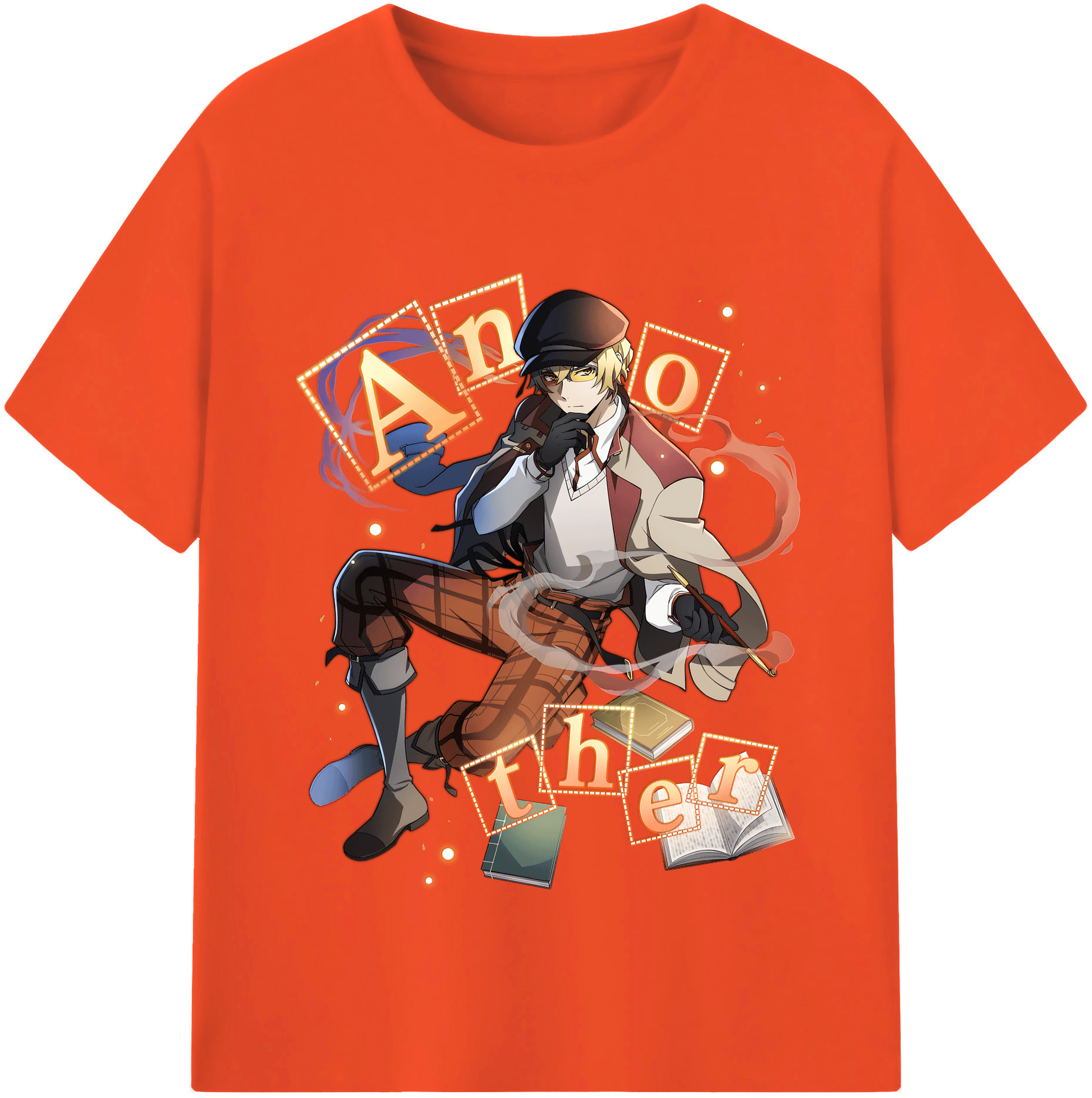 （画像用） 文豪ストレイドッグス Bungo Stray Dogs 綿100％半袖Tシャツ（フロントプリント）