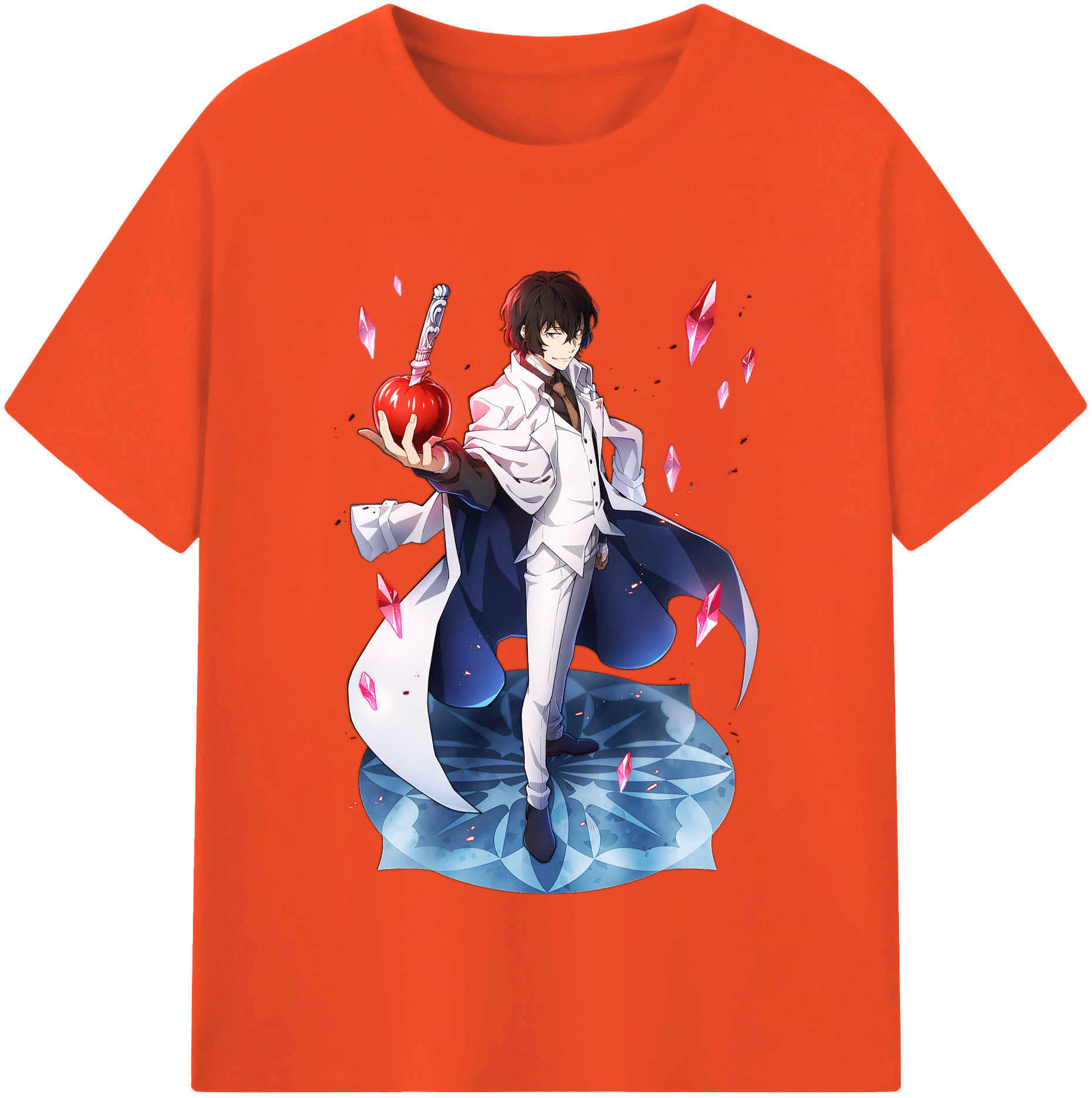 （画像用） 文豪ストレイドッグス Bungo Stray Dogs 綿100％半袖Tシャツ（フロントプリント）