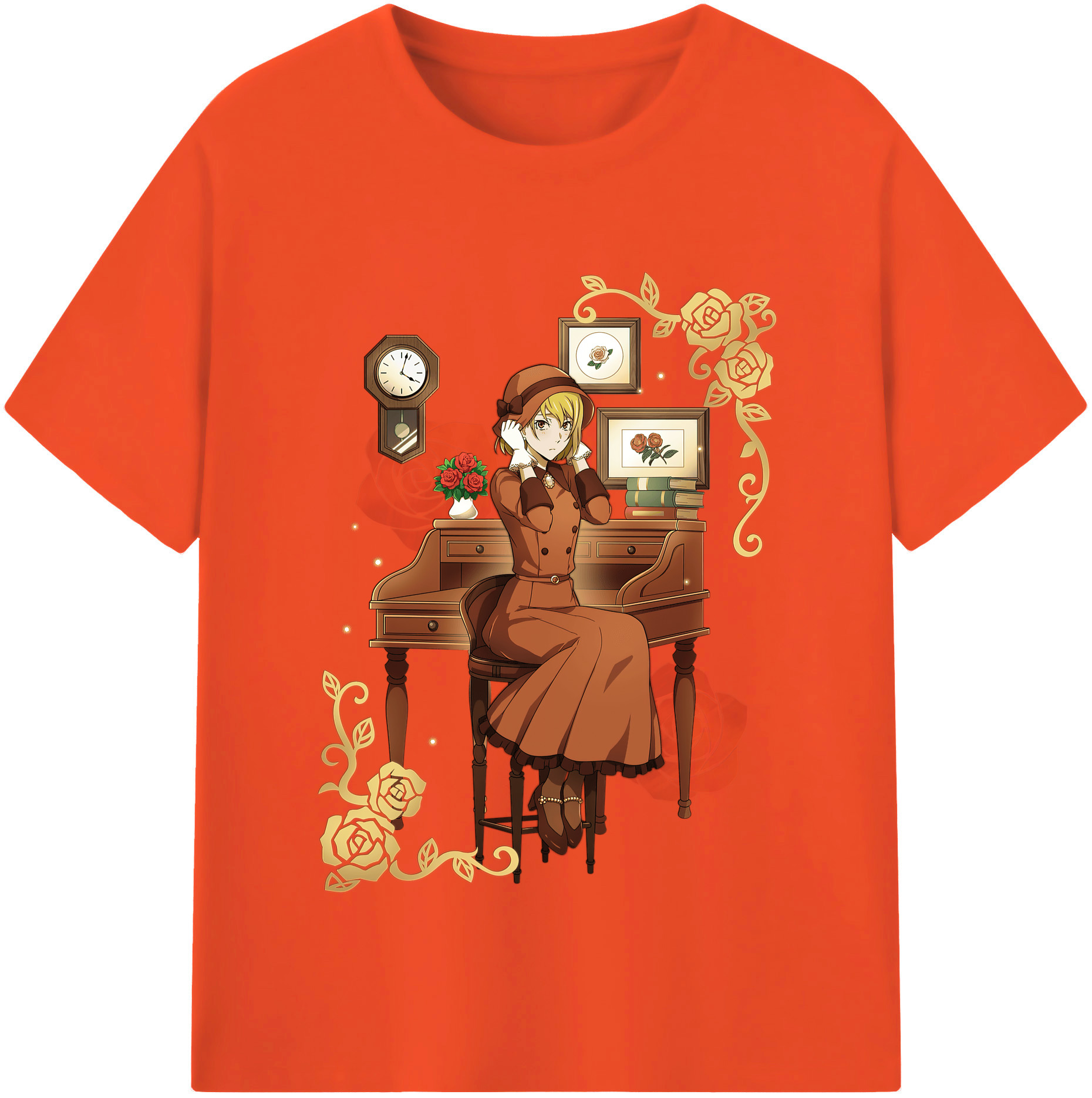 （画像用） 文豪ストレイドッグス Bungo Stray Dogs 綿100％半袖Tシャツ（フロントプリント）