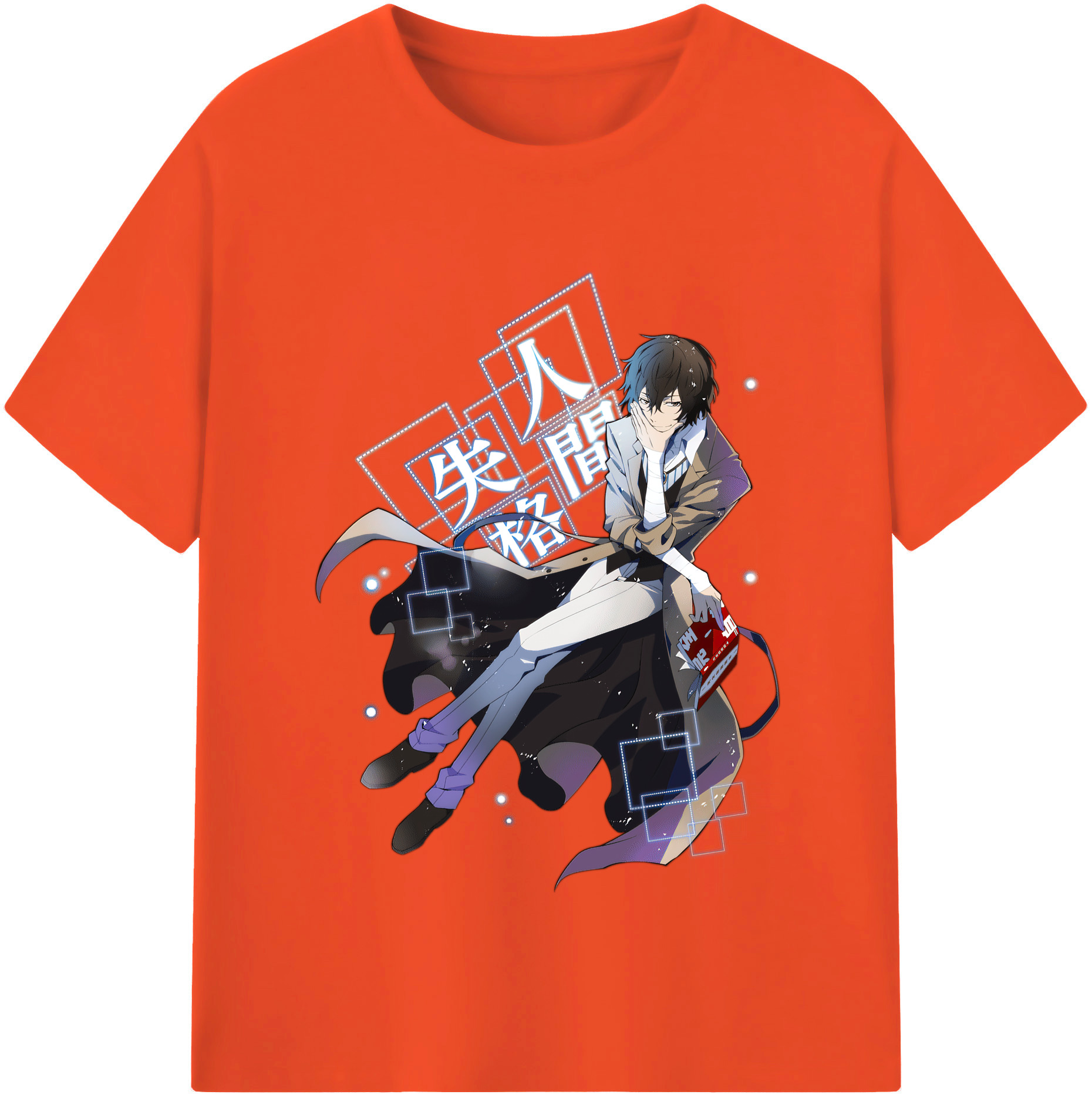 （画像用） 文豪ストレイドッグス Bungo Stray Dogs 綿100％半袖Tシャツ（フロントプリント）