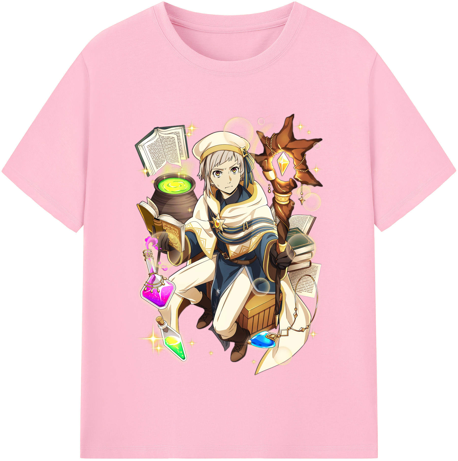 （画像用） 文豪ストレイドッグス Bungo Stray Dogs 綿100％半袖Tシャツ（フロントプリント）