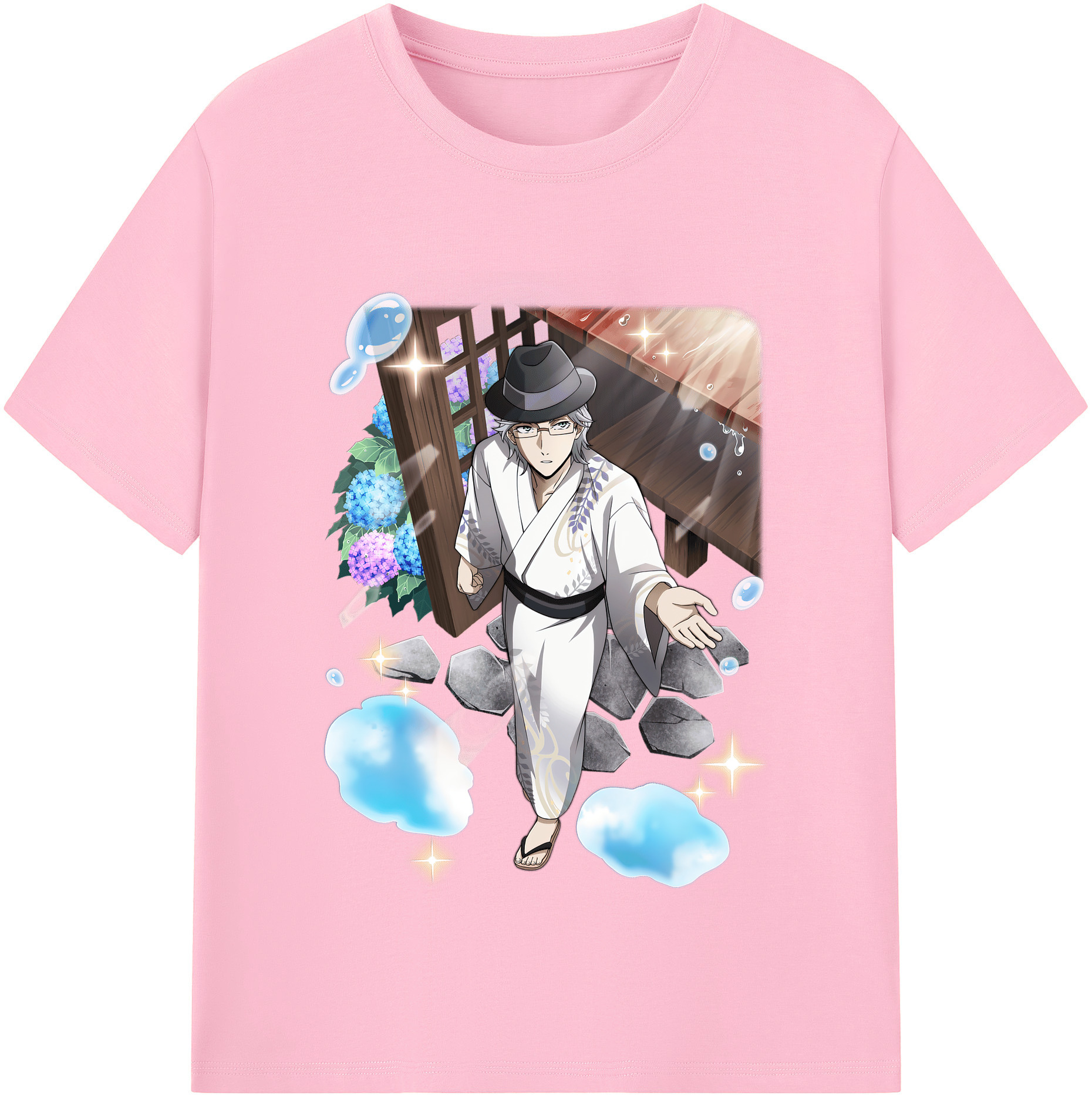 （画像用） 文豪ストレイドッグス Bungo Stray Dogs 綿100％半袖Tシャツ（フロントプリント）