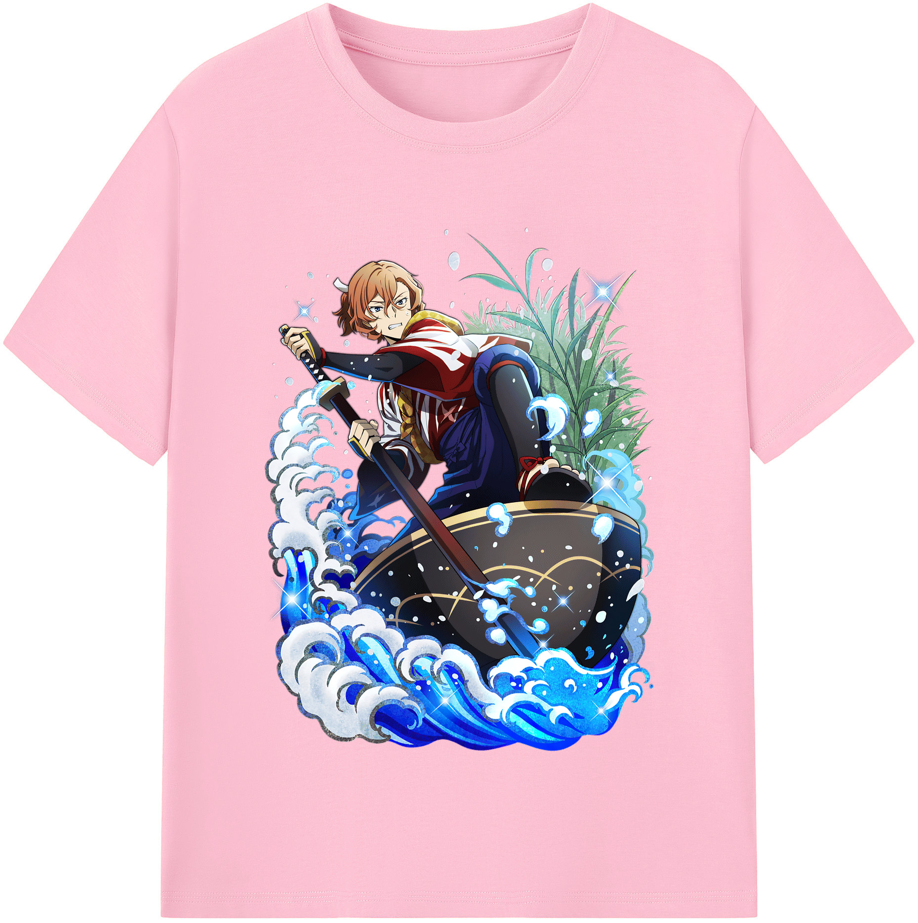 （画像用） 文豪ストレイドッグス Bungo Stray Dogs 綿100％半袖Tシャツ（フロントプリント）