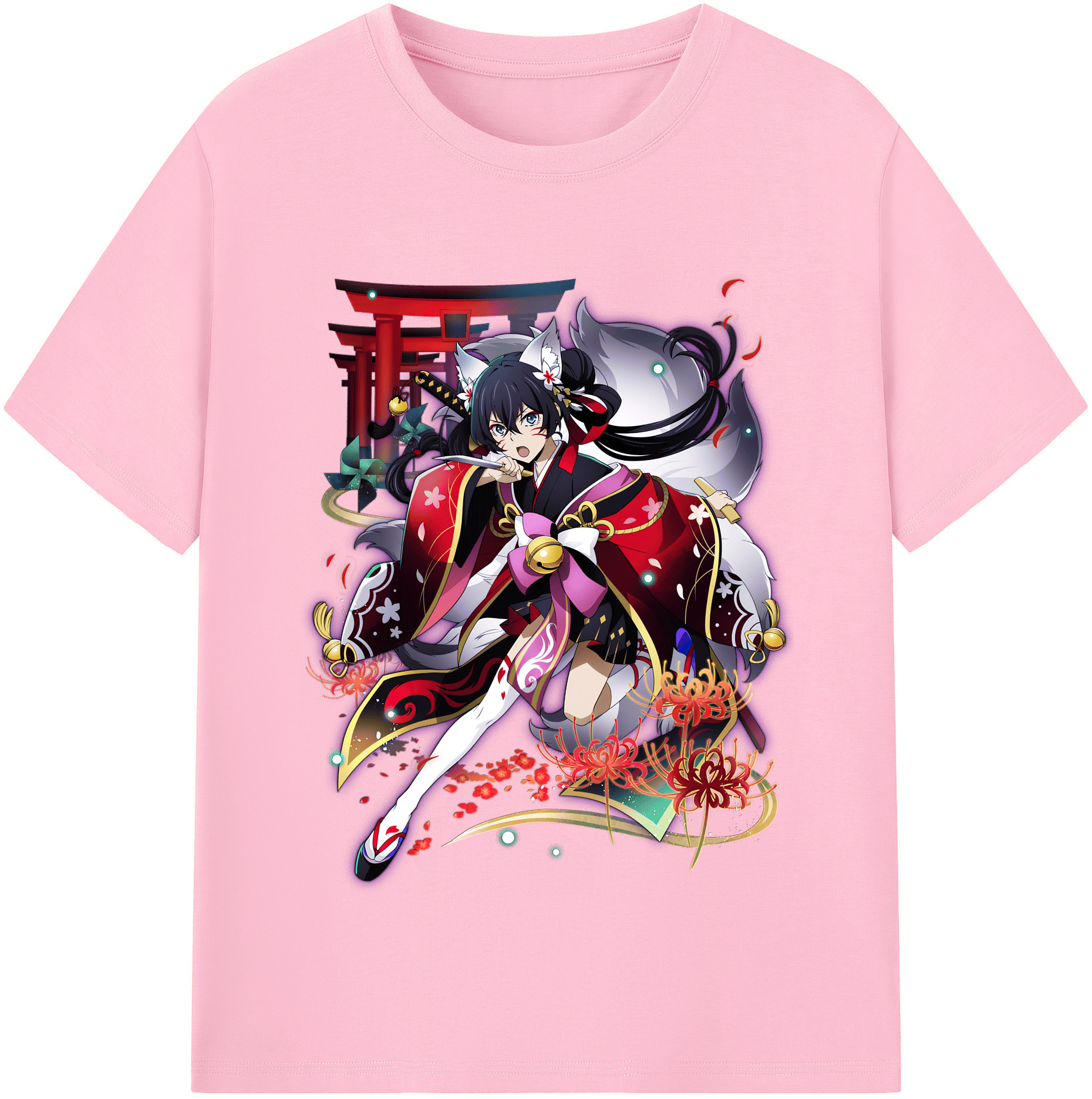 （画像用） 文豪ストレイドッグス Bungo Stray Dogs 綿100％半袖Tシャツ（フロントプリント）