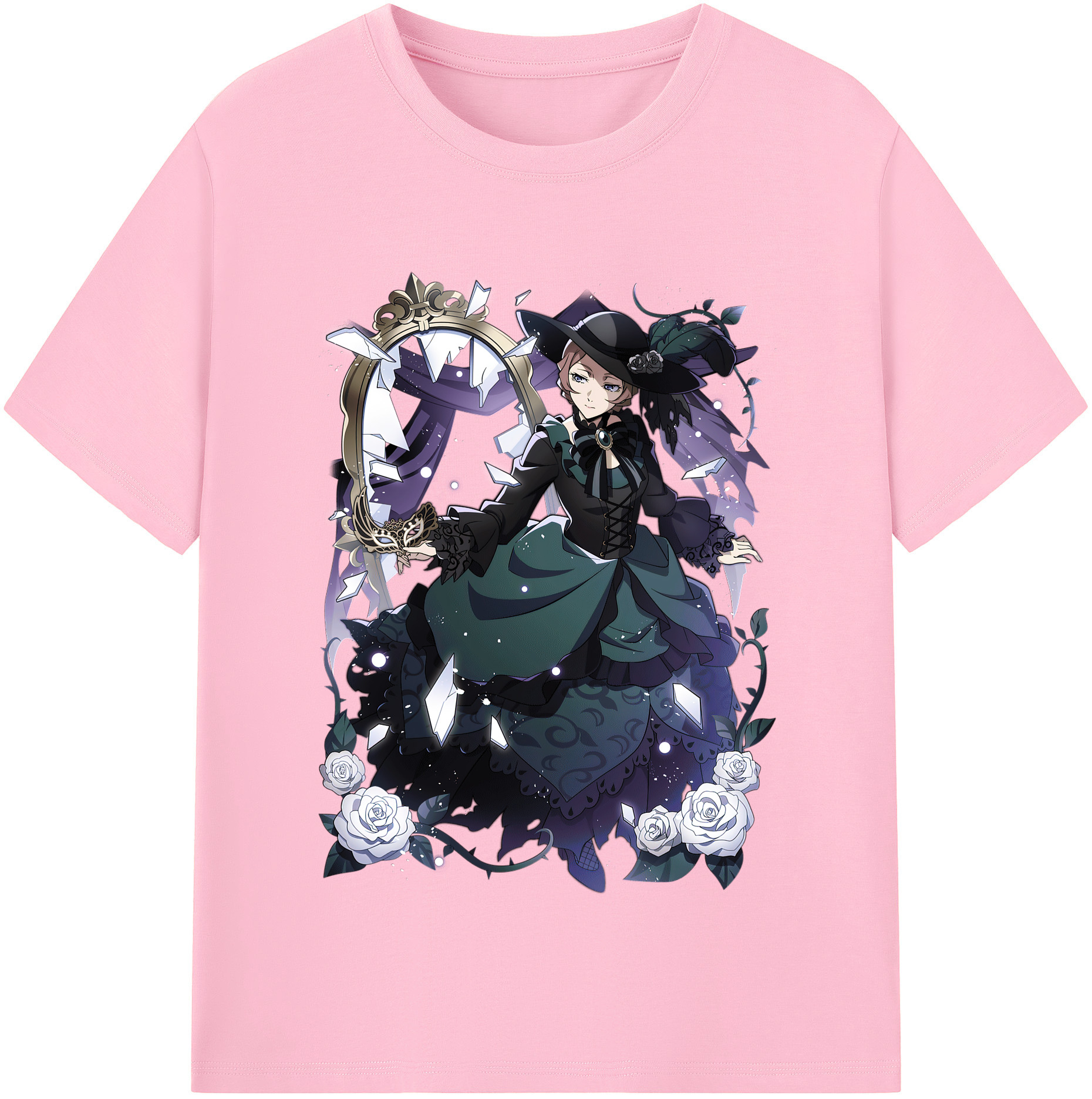 （画像用） 文豪ストレイドッグス Bungo Stray Dogs 綿100％半袖Tシャツ（フロントプリント）