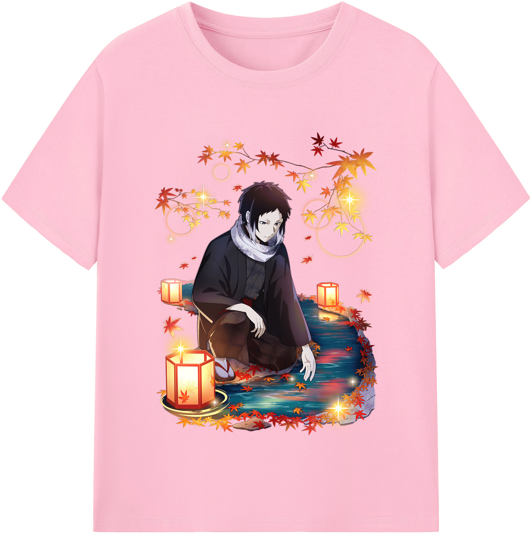 （画像用） 文豪ストレイドッグス Bungo Stray Dogs 綿100％半袖Tシャツ（フロントプリント）